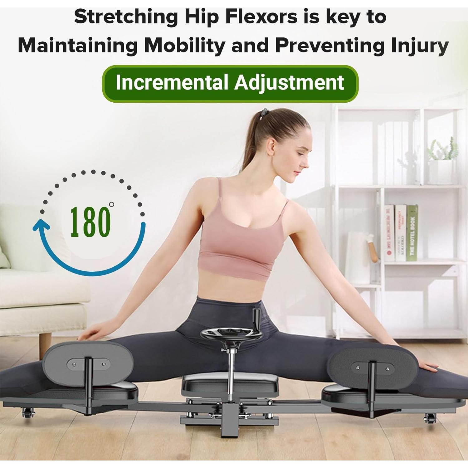 Máquina de Estiramiento de Caderas PMT Medical - Modelo Mejorado con Asiento Ajustable