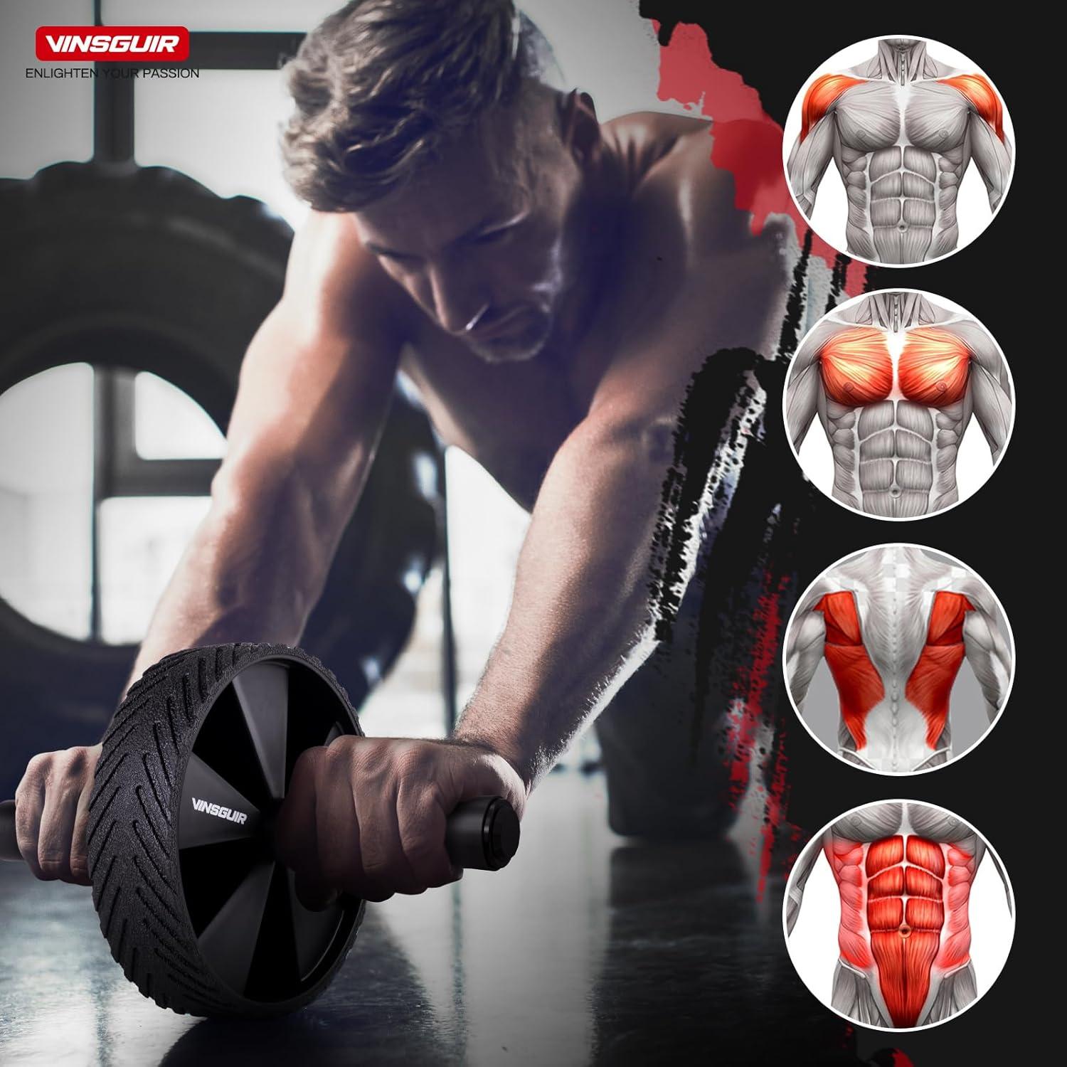 Rueda de Abdominales Vinsguir - Fitness para Core 226 kg