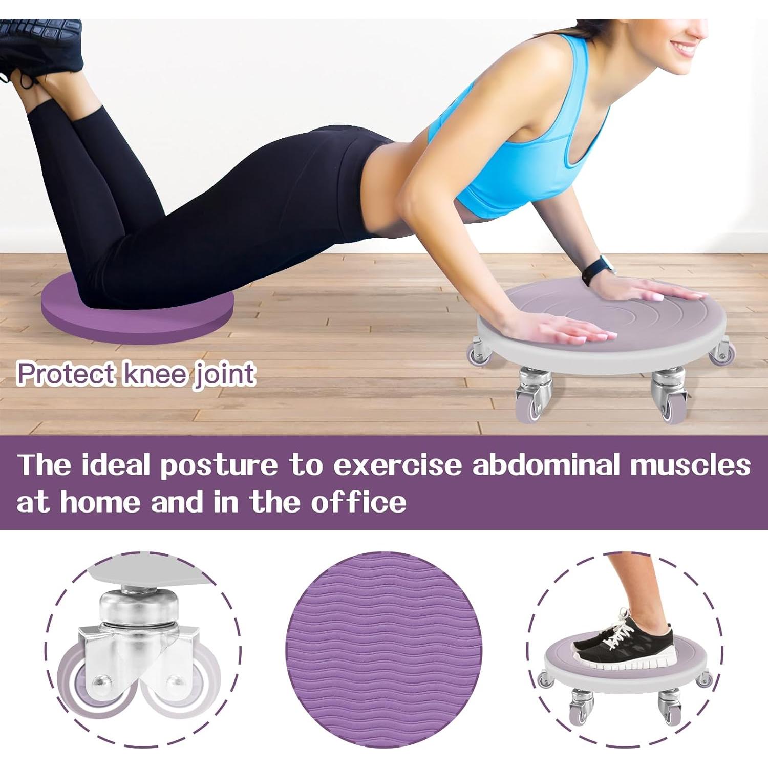Rueda de Abdominales Tasidingster 6 Ruedas con Almohadillas