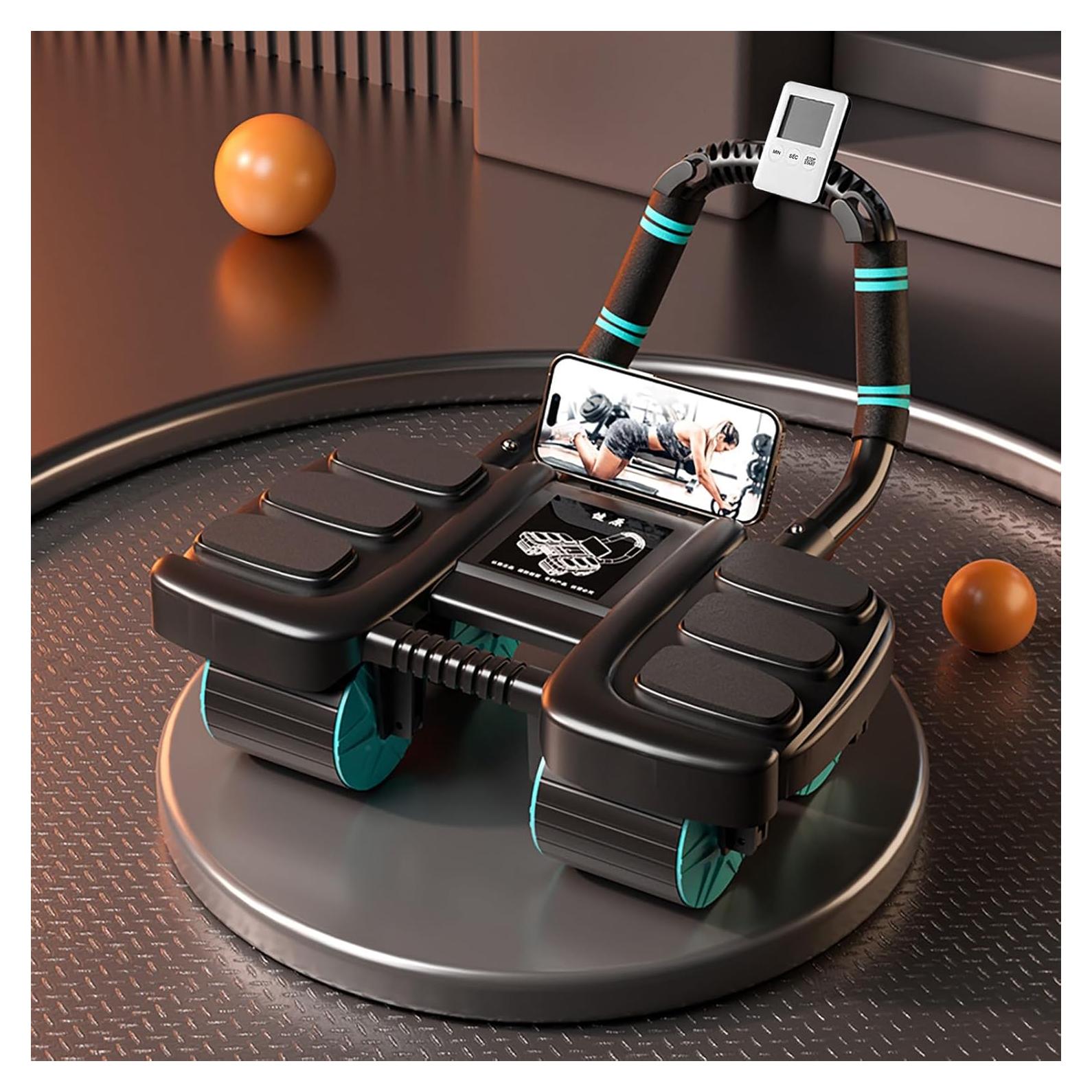 Rueda Abdominal POYIPI 2024 con Soporte para Codos - Ejercicio Estable