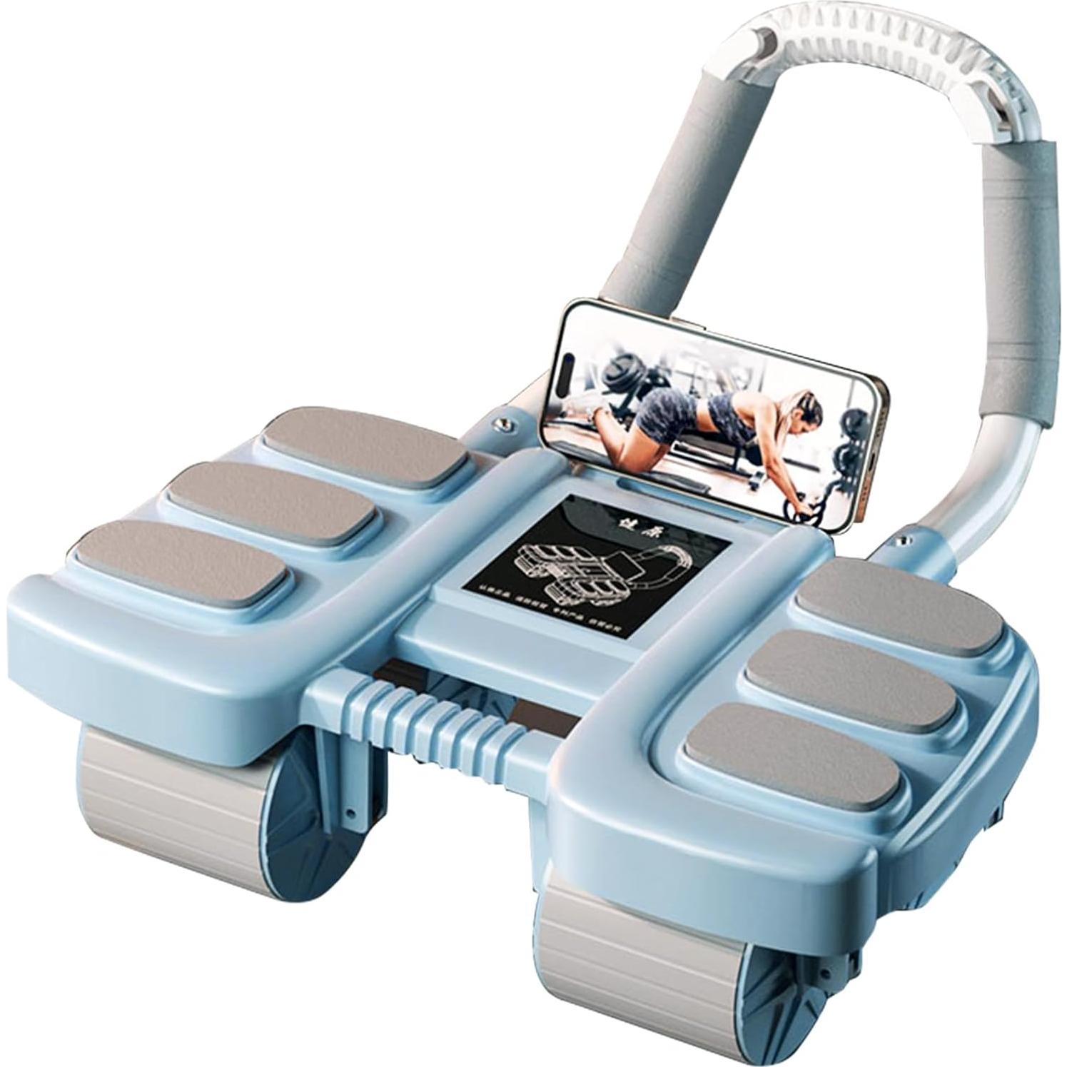 Rueda Abdominal POYIPI 2024 con Soporte para Codos - Ejercicio Estable