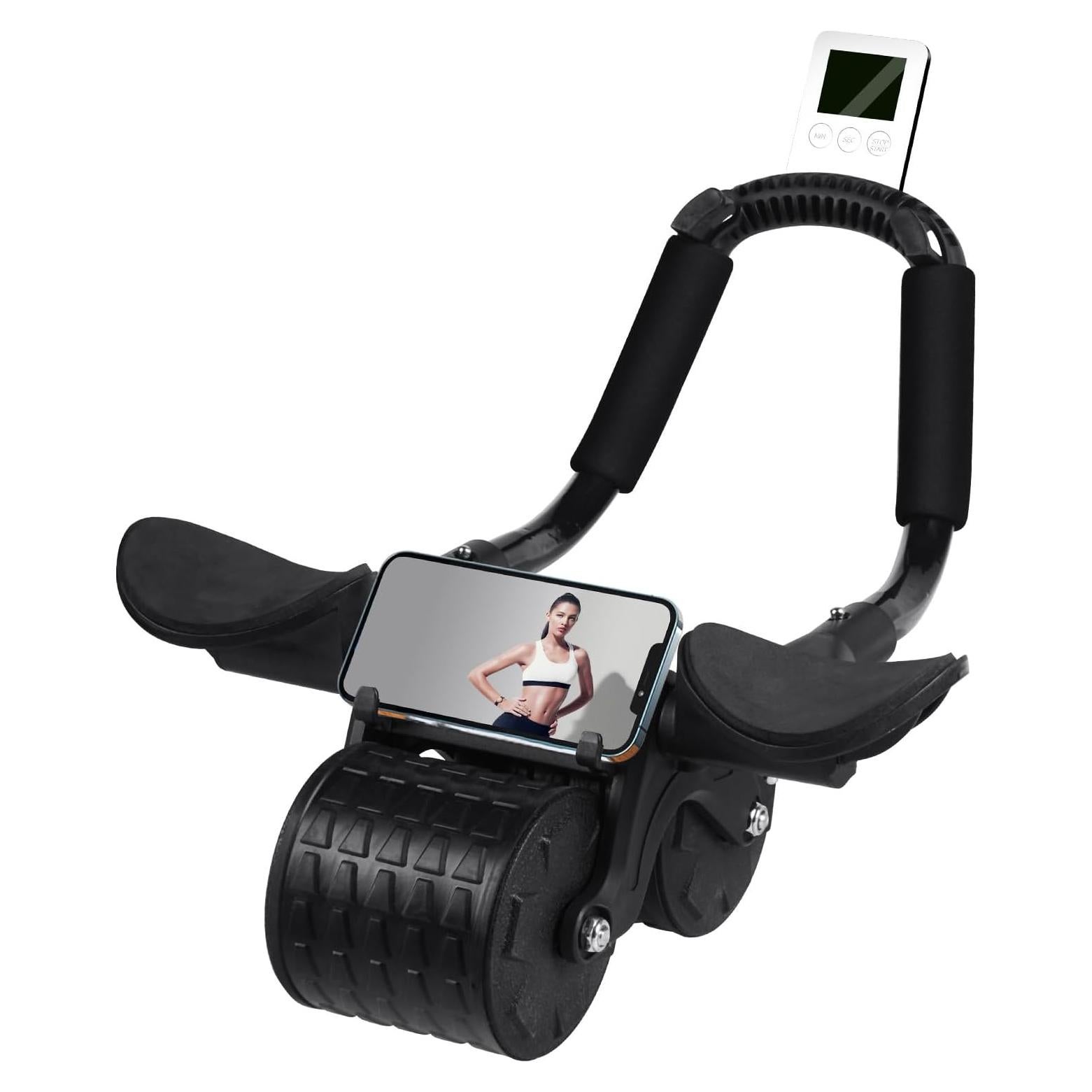 Rueda Abdominal Tixahi con Temporizador y Rebote Automático