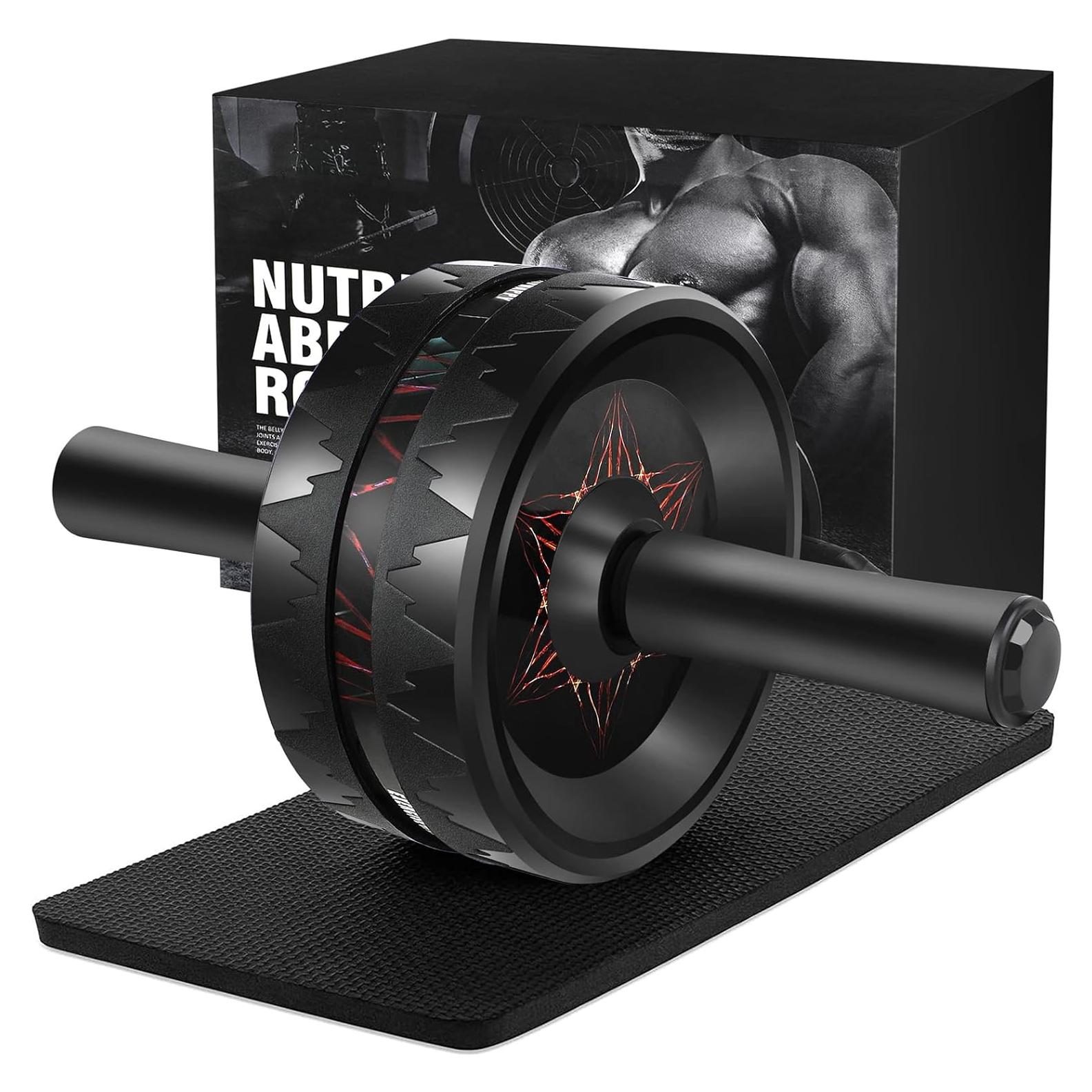 Rodillo Abdominal TOPOKO con Almohadilla Espuma - 200 kg