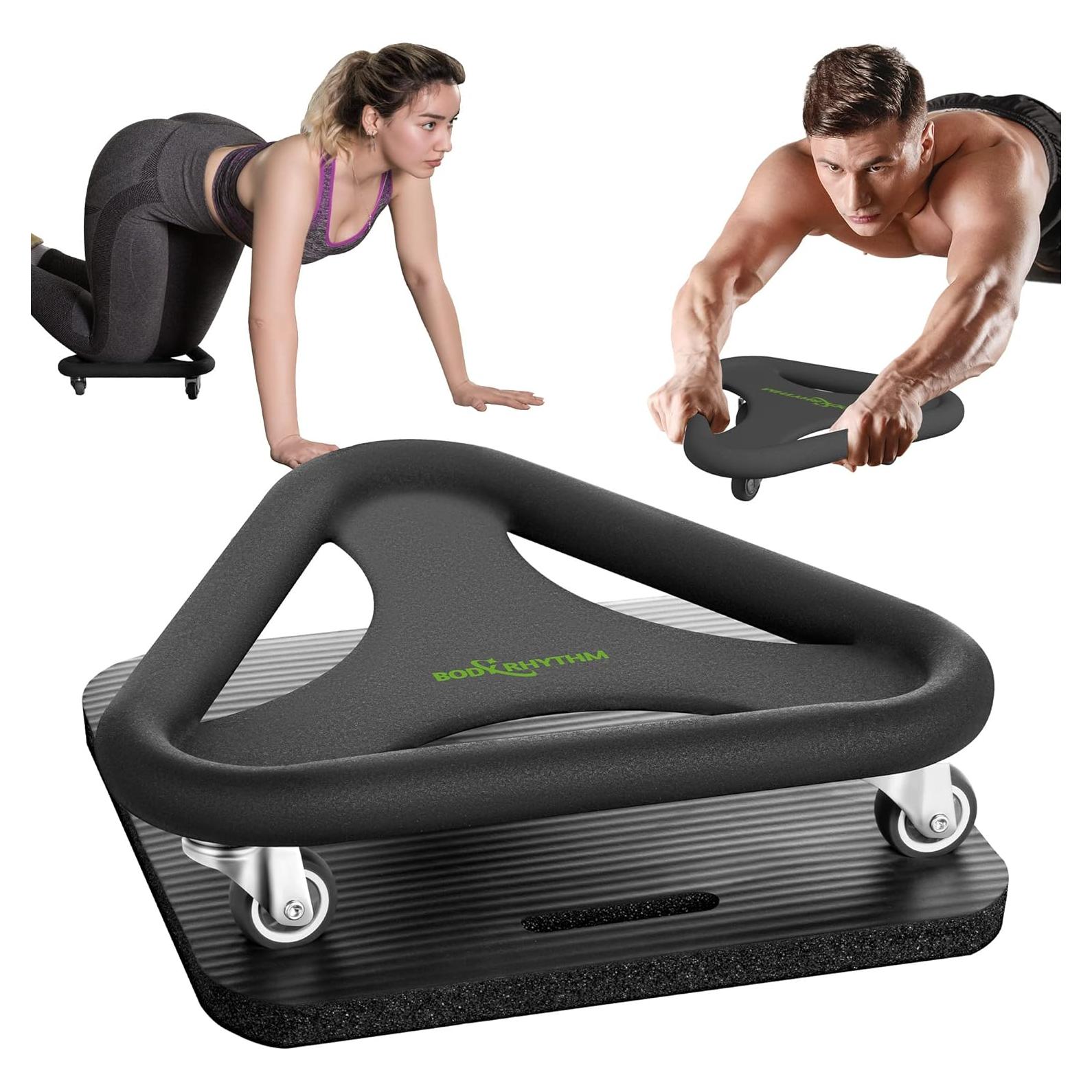 Entrenador de Fuerza Abdominal BODY RHYTHM - Rueda Antideslizante