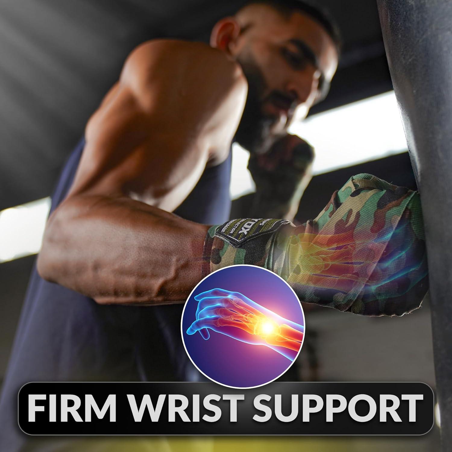 Vendajes de Boxeo WYOX 3m Elásticos con Asa Pulgar Unisex