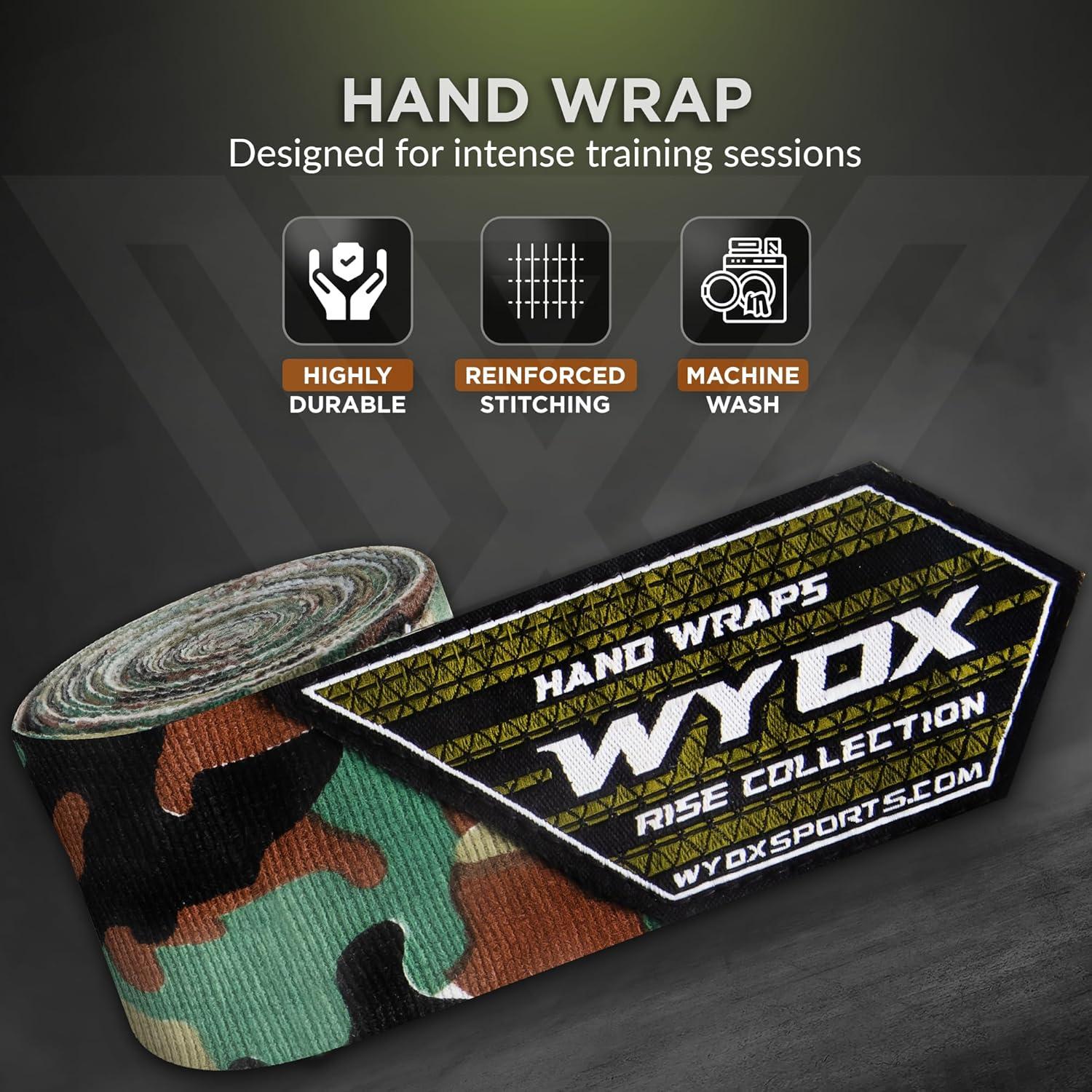 Vendajes de Boxeo WYOX 3m Elásticos con Asa Pulgar Unisex