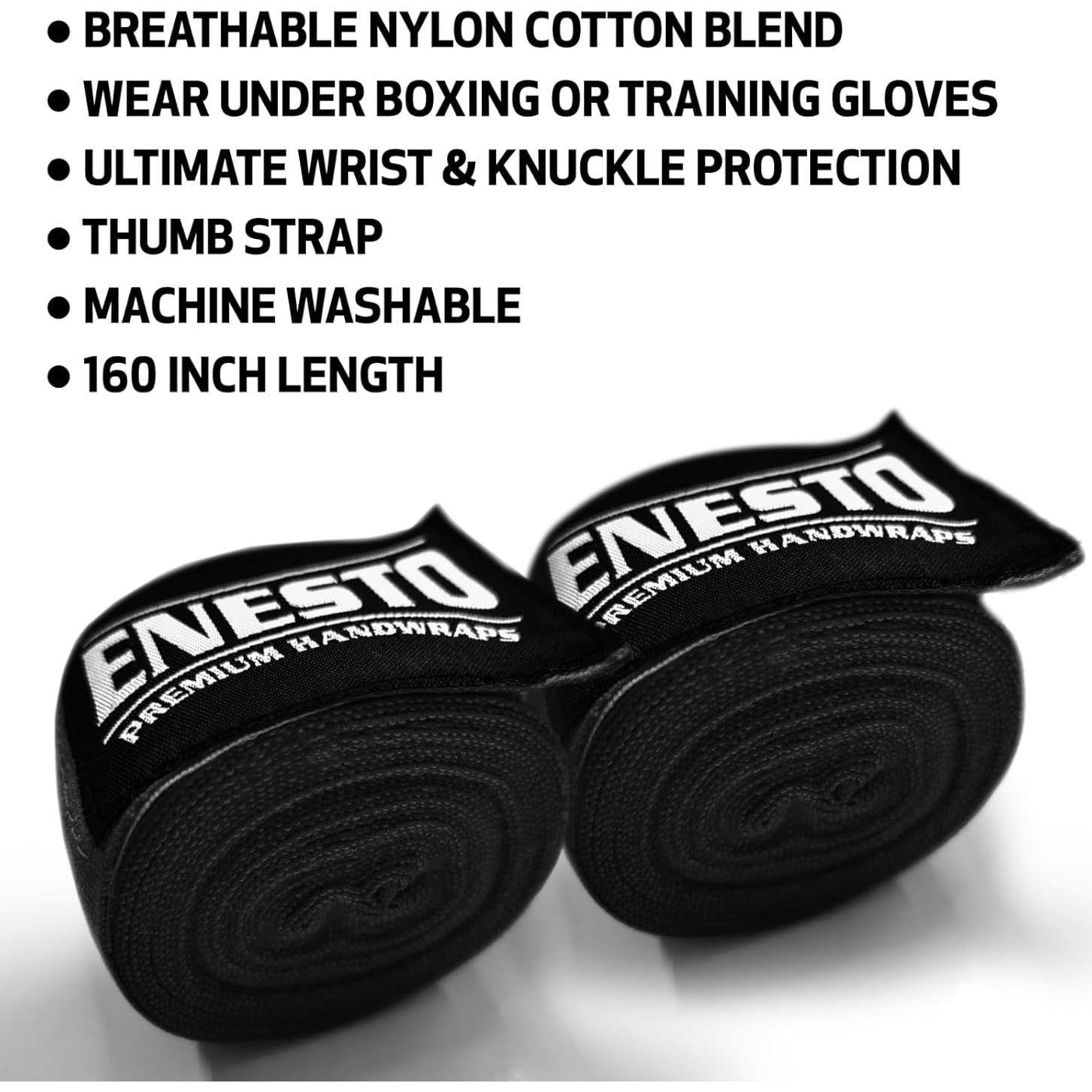 Envolturas de Mano para Boxeo ENESTO 4,06m Transpirables