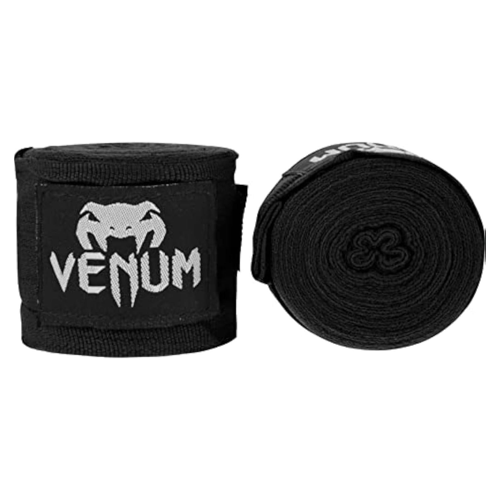 Vendas de Boxeo Venum Kontact 180 cm Algodón Negro