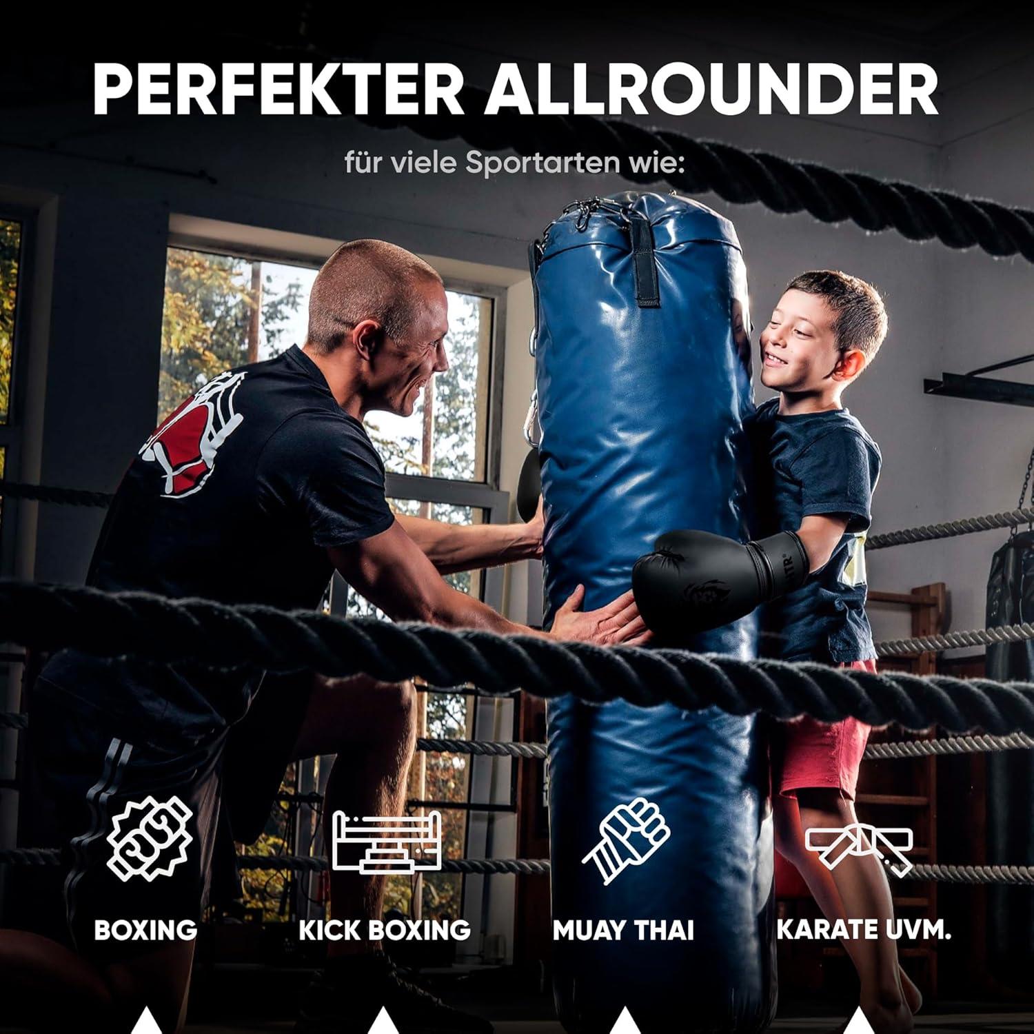 Envolturas de Mano de Boxeo FIGHTR Protect 160 cm Negro