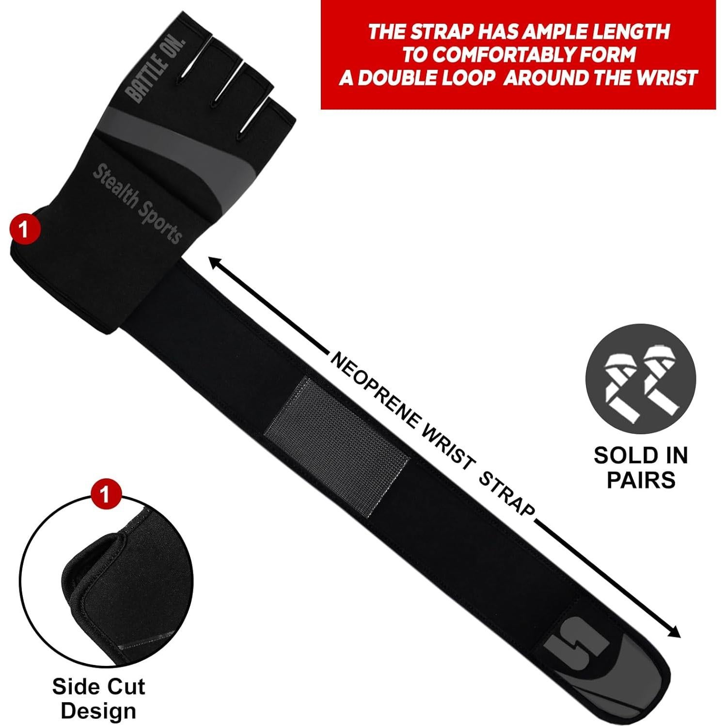 Guantes Internos de Boxeo Stealth Sports BIHG Neopreno Gel