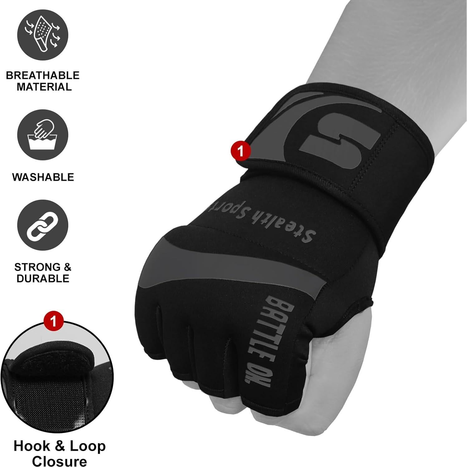 Guantes Internos de Boxeo Stealth Sports BIHG Neopreno Gel