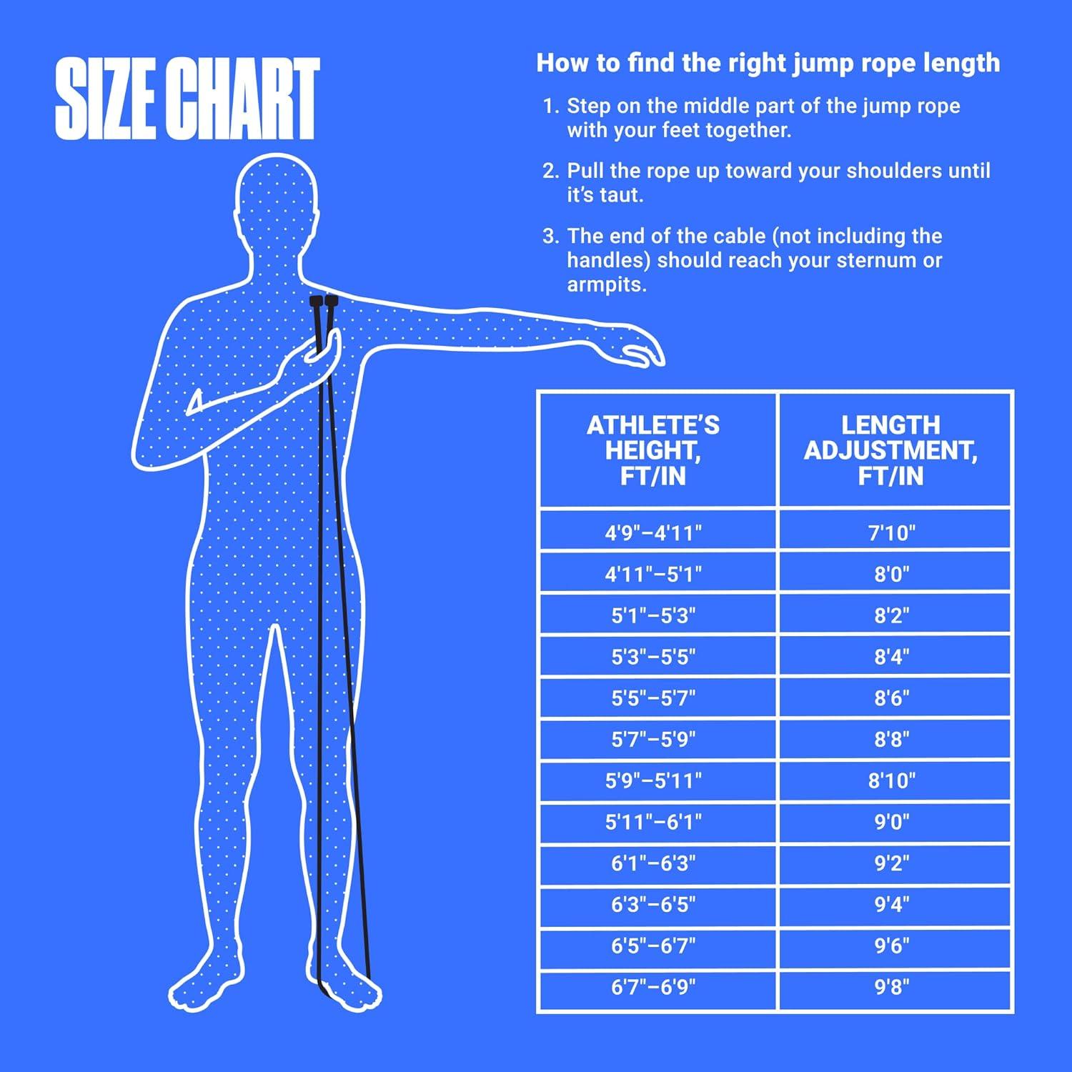 Cuerda de Salto Ajustable SPORTBIT para Fitness 315.96 cm