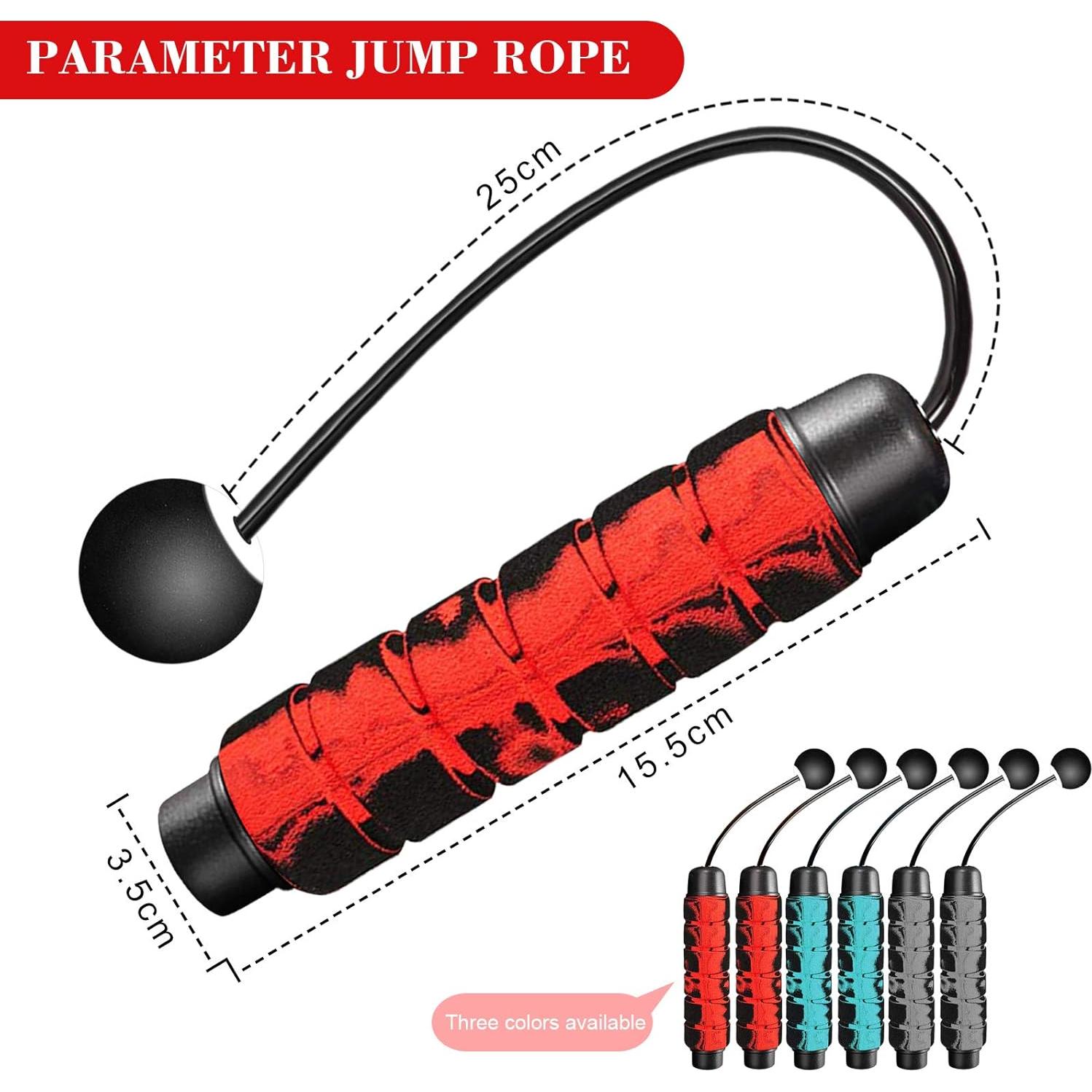 Cuerda de Salto Inalámbrica Redify con Peso Ajustable - Fitness