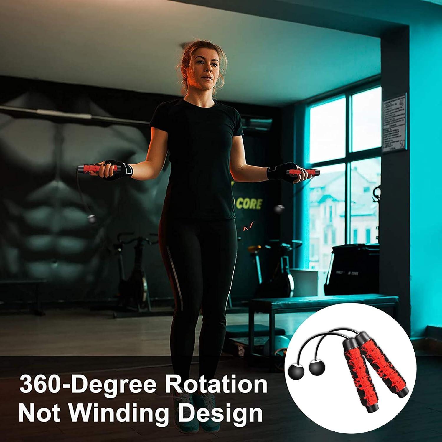 Cuerda de Salto Inalámbrica Redify con Peso Ajustable - Fitness