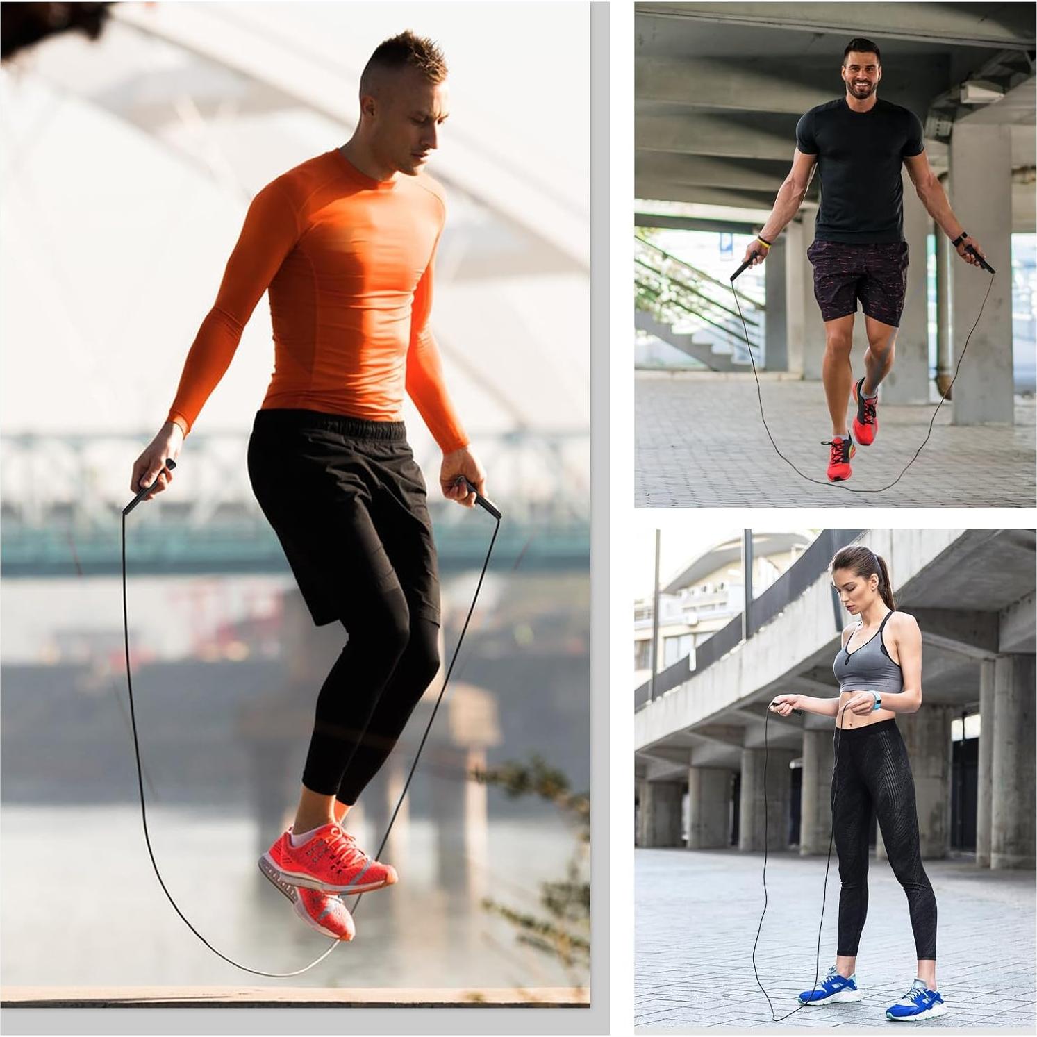 Cuerda de Salto Ajustable hoeslaw 3m Profesional Antideslizante