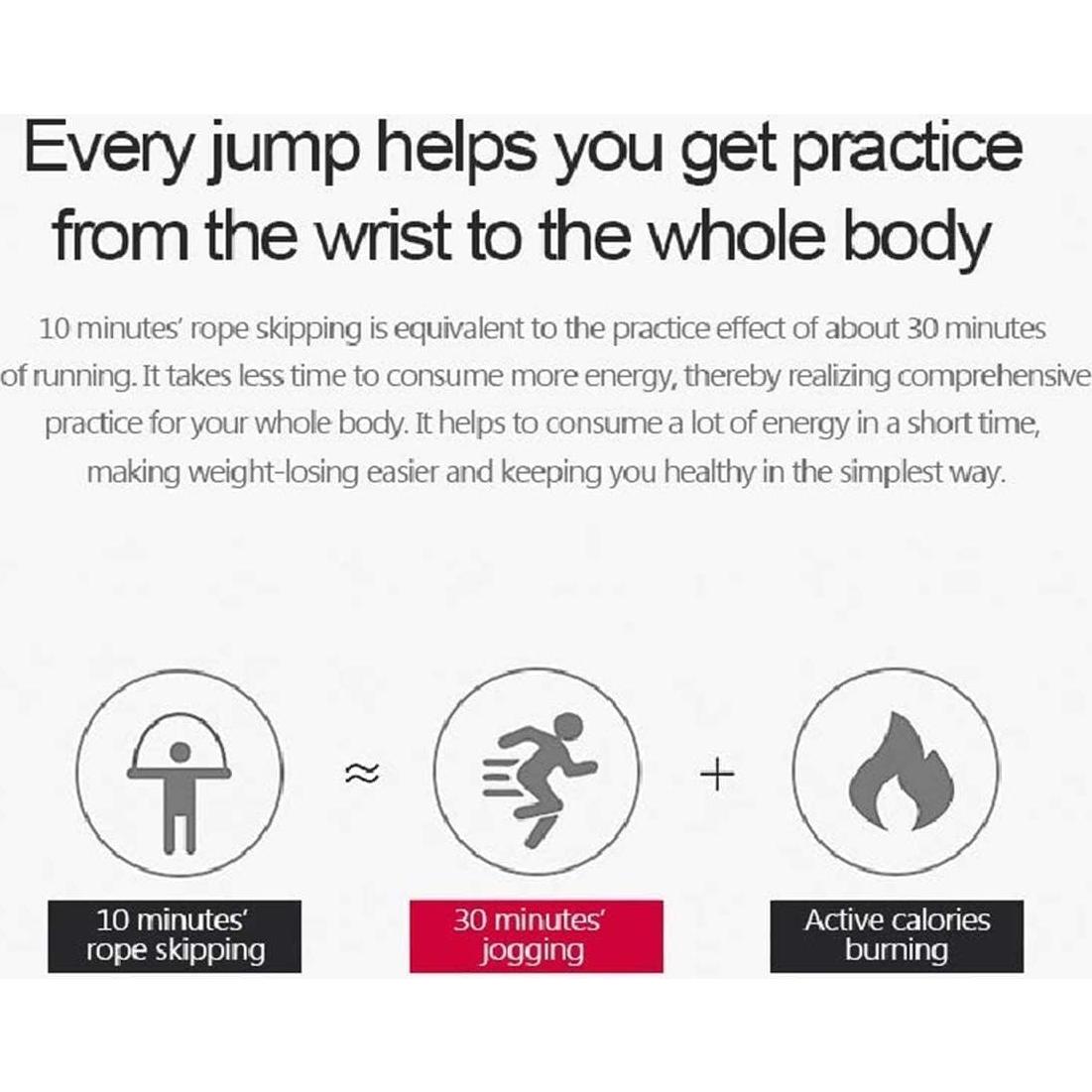 Cuerda de Saltar Ajustable DREAM&GLAMOUR para Fitness