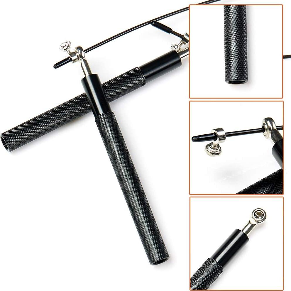 Cuerda de Salto Ajustable TEFEIMEI con Mango de Aluminio