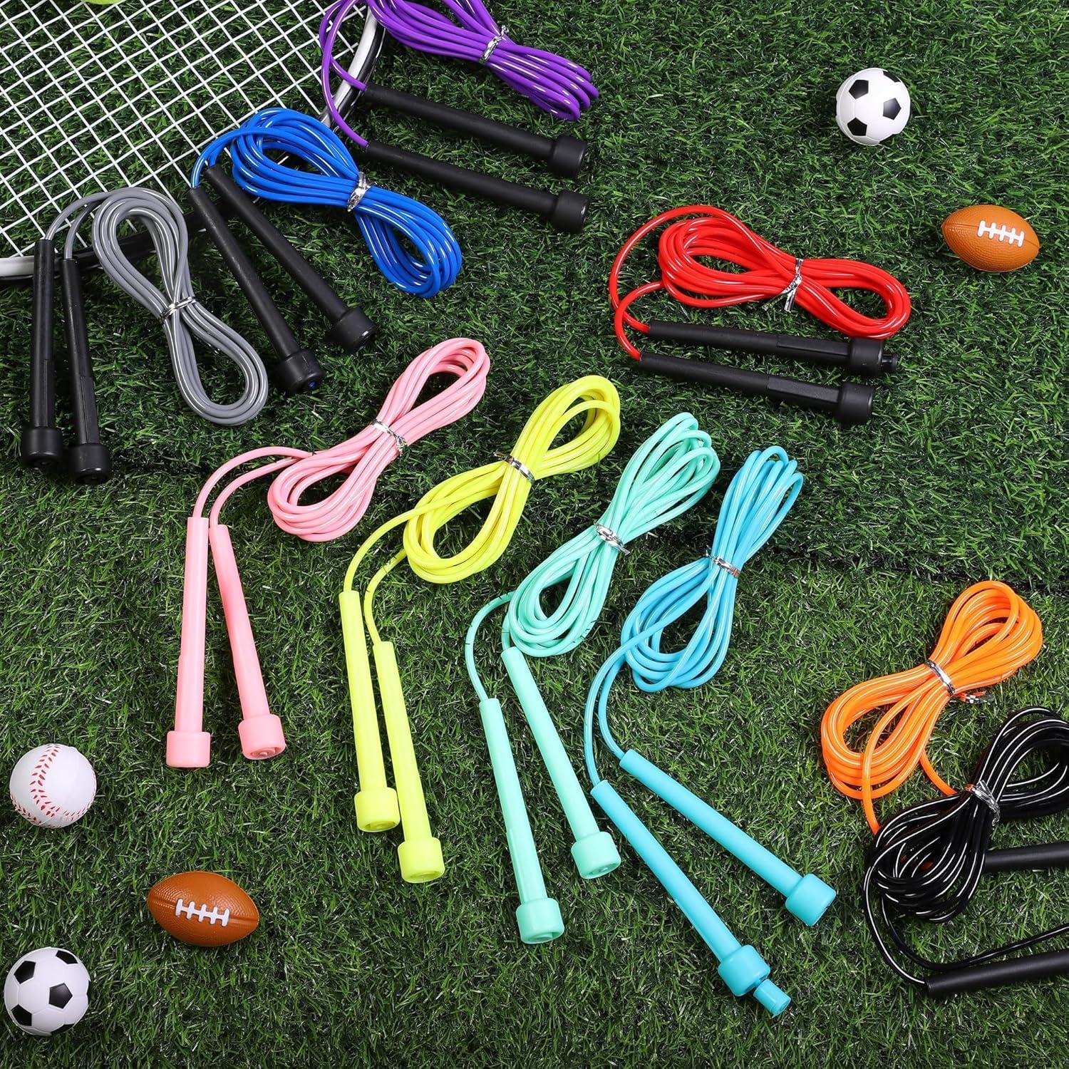 Cuerda de Saltar Aodaer Ajustable PVC 2.8m para Niños - 10 Unidades