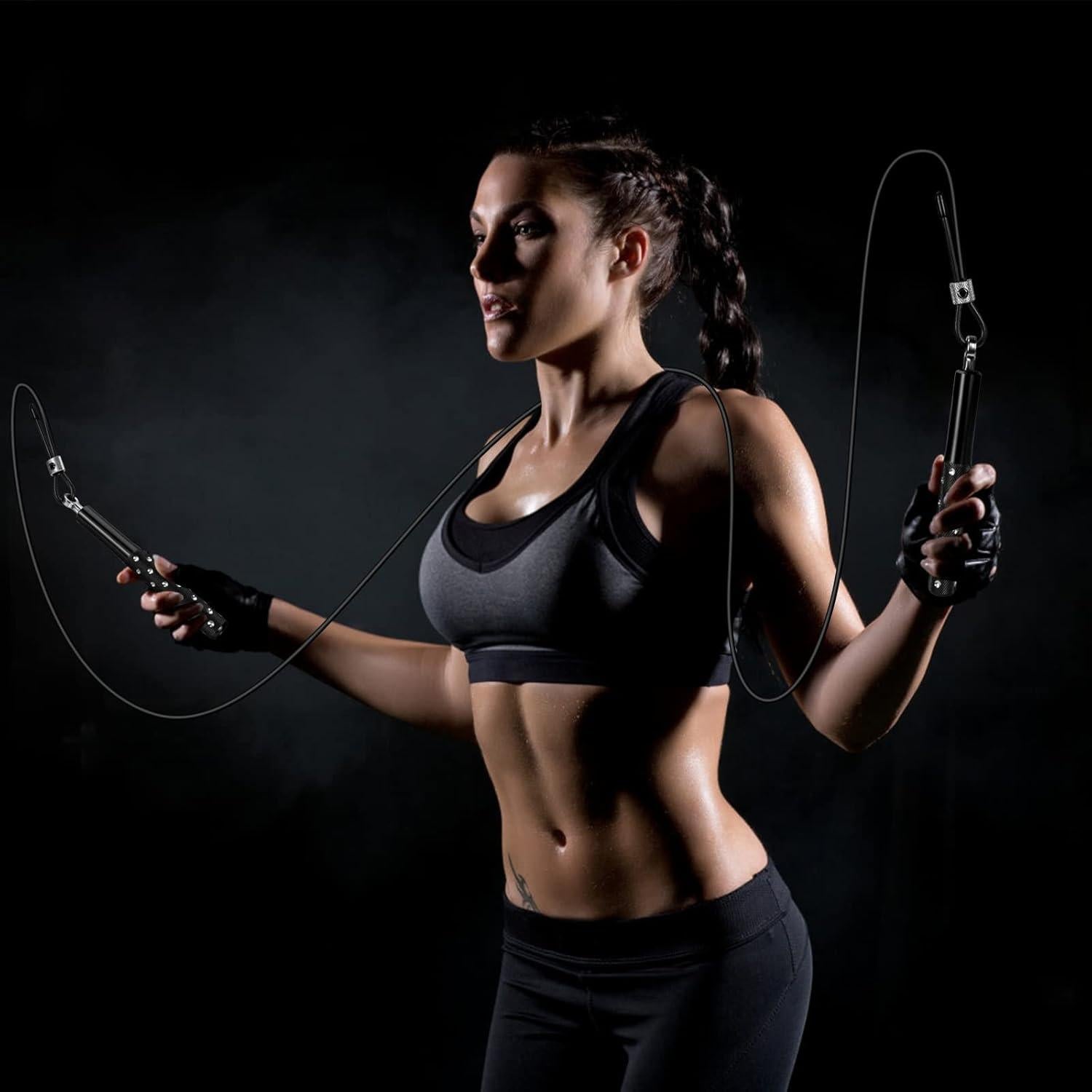 Cuerda de Saltar Ajustable Wastou 3m para Fitness y Ejercicio