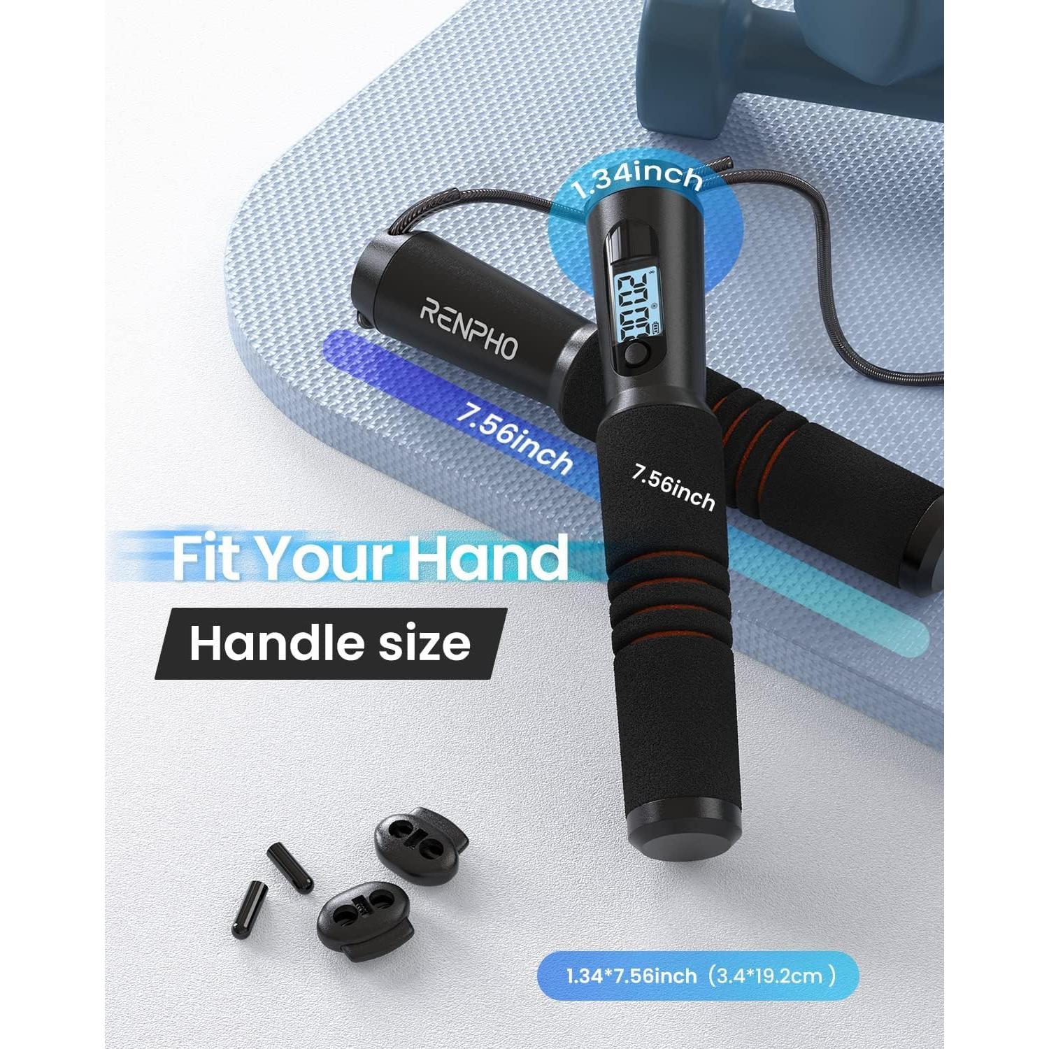 Cuerda de Salto Inteligente RENPHO con Contador y APP 3m