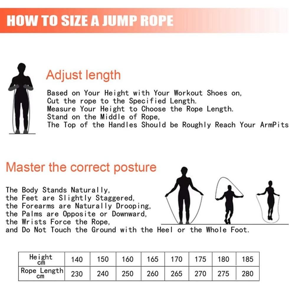 Cuerda de Saltar Redify Ajustable para Fitness 2.79m