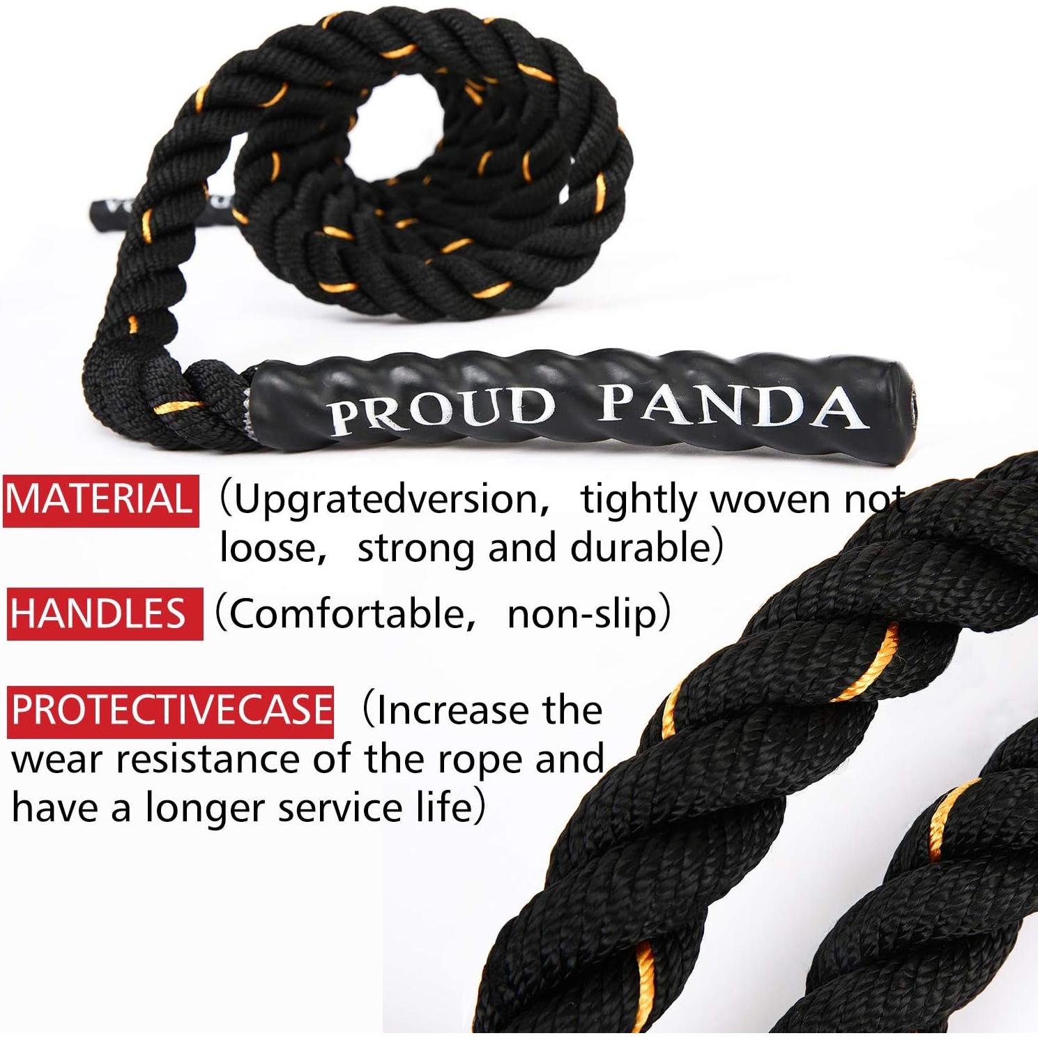 Cuerda de Salto Pesada Proud Panda 2.74m 5LB para Fitness