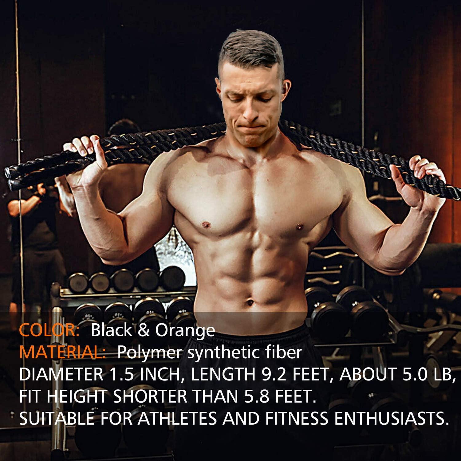 Cuerda de Salto Pesada Proud Panda 2.74m 5LB para Fitness