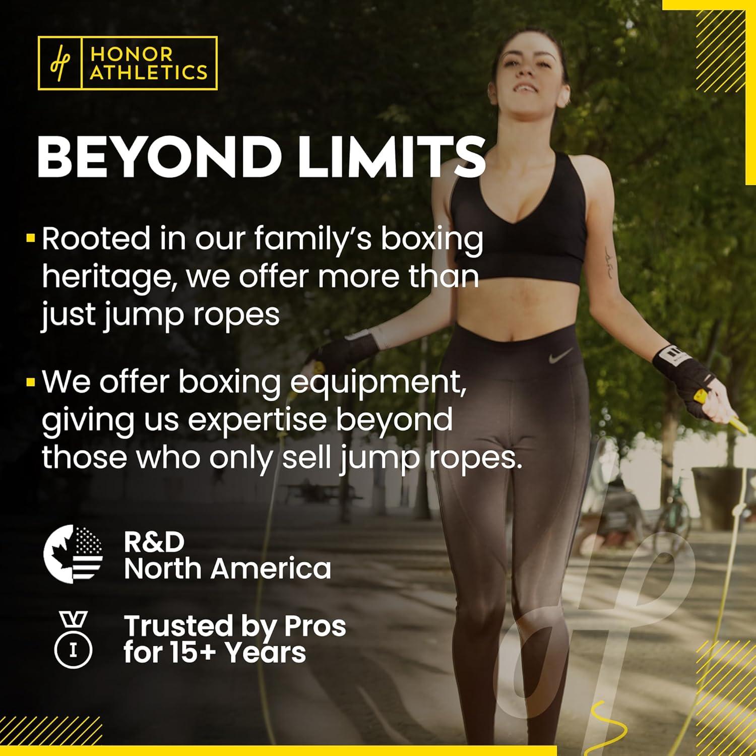 Cuerda de Velocidad Honor Athletics 3.05m Ajustable Boxeo