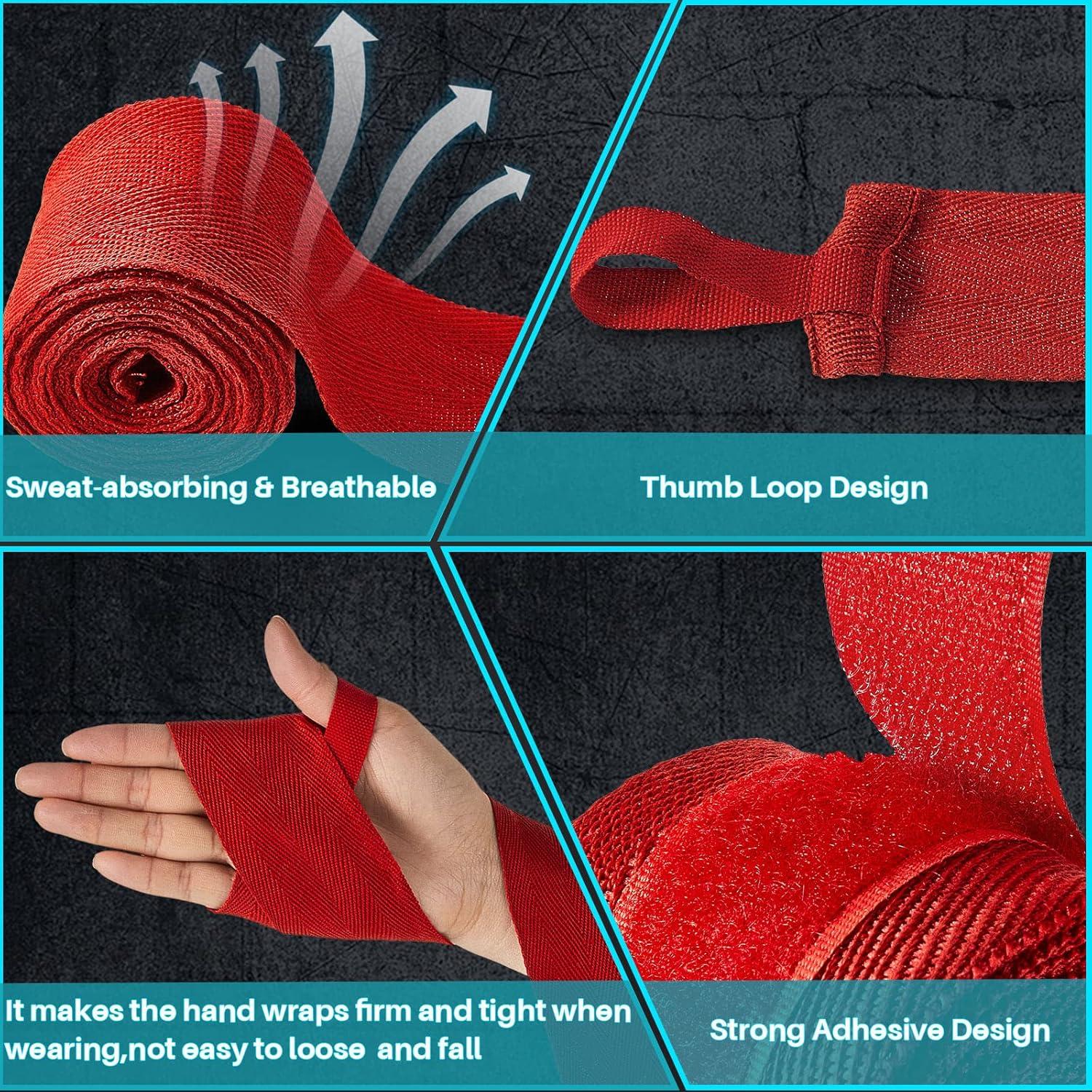 Envolturas de Mano de Boxeo Junkin 24 Piezas 2.5m MMA