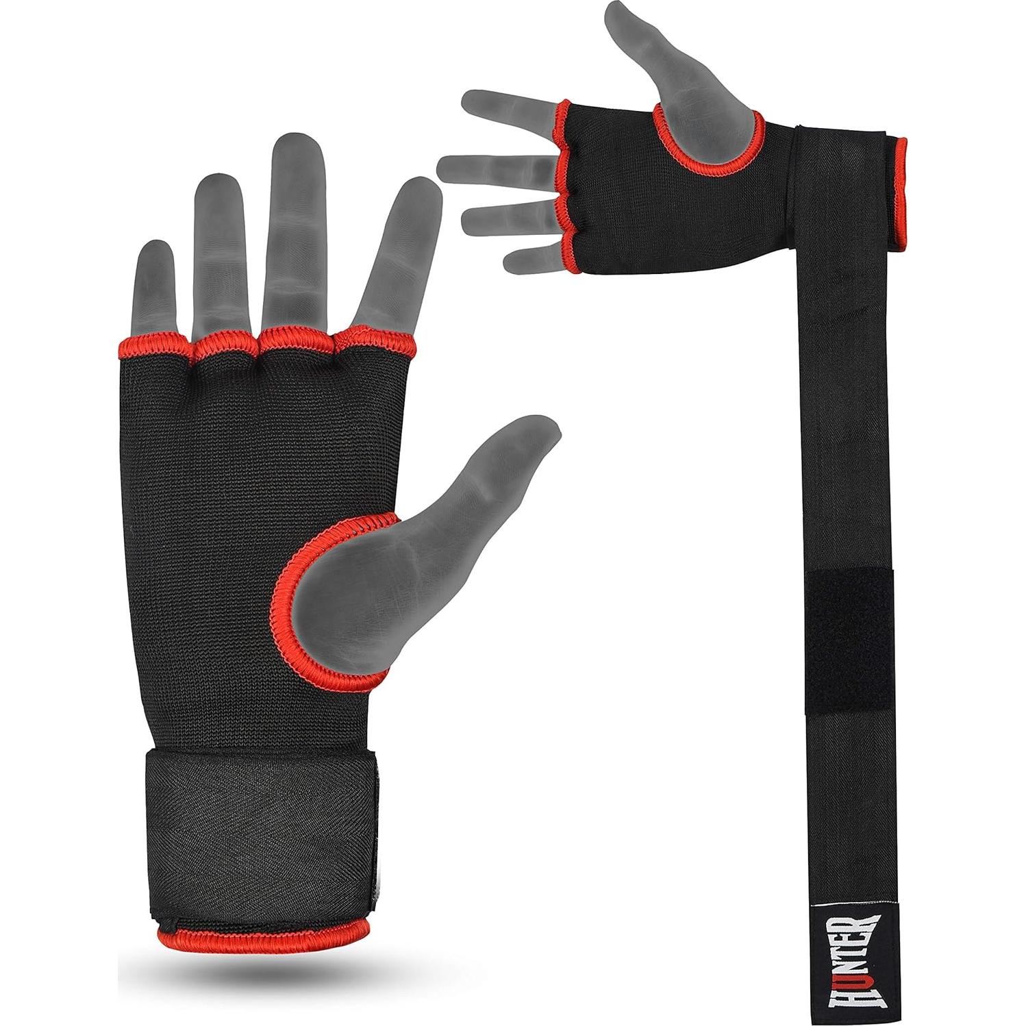 Guantes Internos Acolchados HUNTER para Boxeo y MMA - S/M