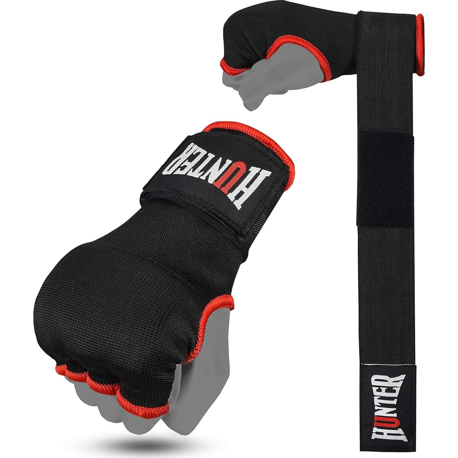 Guantes Internos Acolchados HUNTER para Boxeo y MMA - S/M