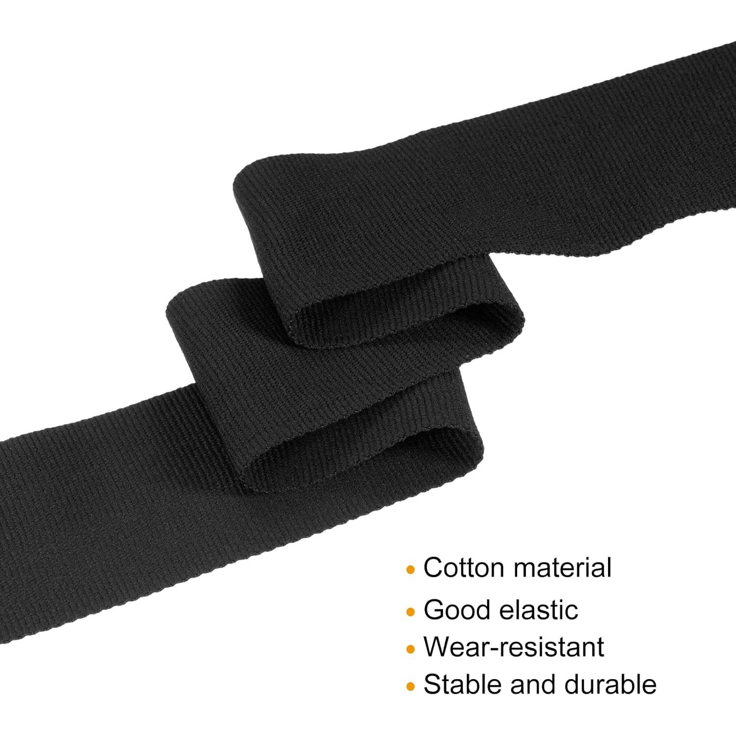 Vendaje de Mano de Boxeo PATIKIL Elástico Negro 250x5cm