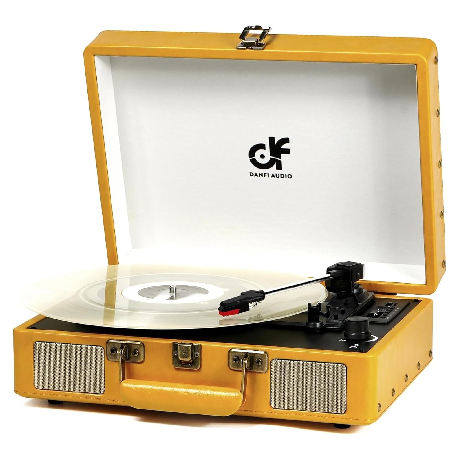 Reproductor de Vinilo Vintage DANFI AUDIO TE-2026YW 3 Velocidades