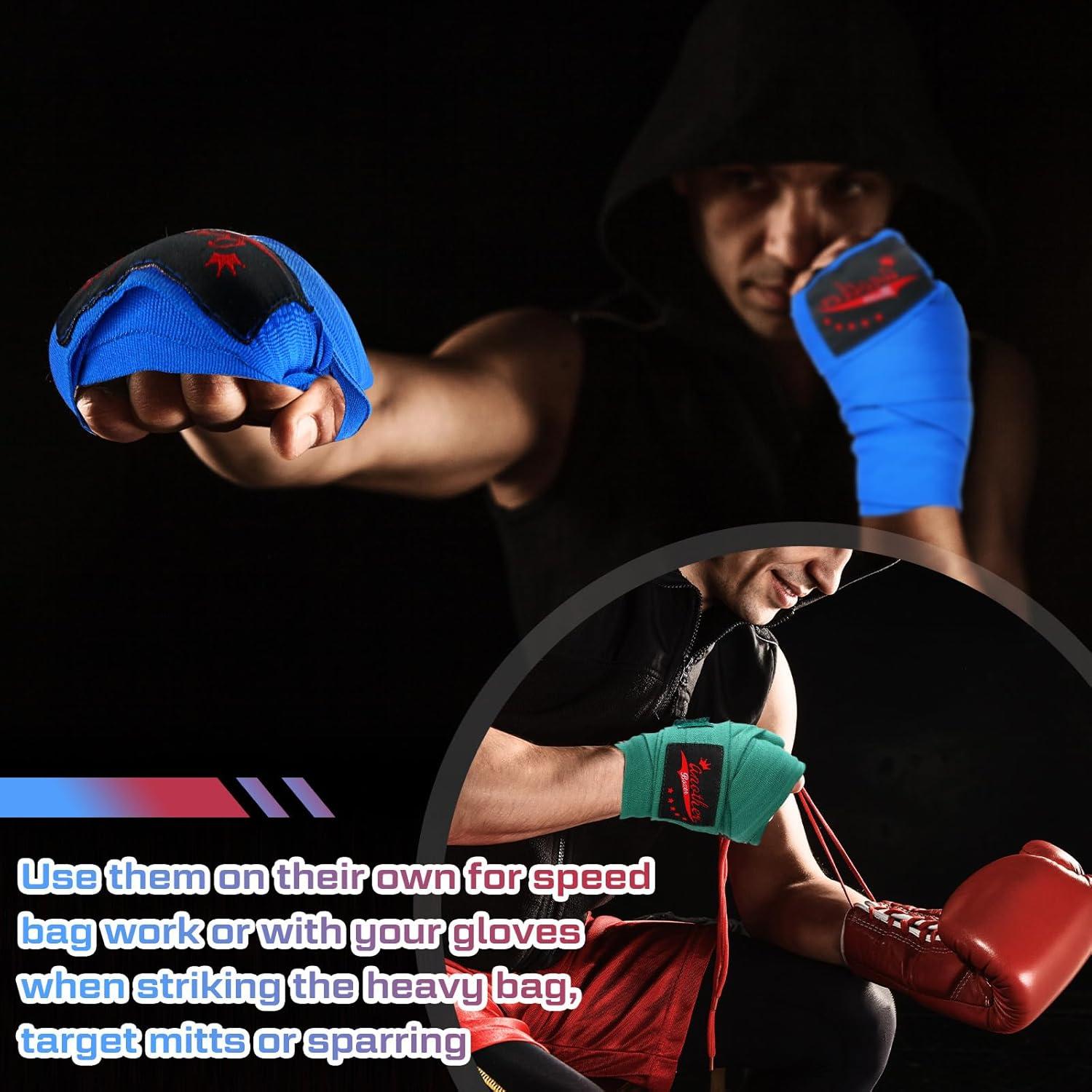 Envolturas de Mano para Boxeo Lenwen 10 Pares 120 cm Multicolor