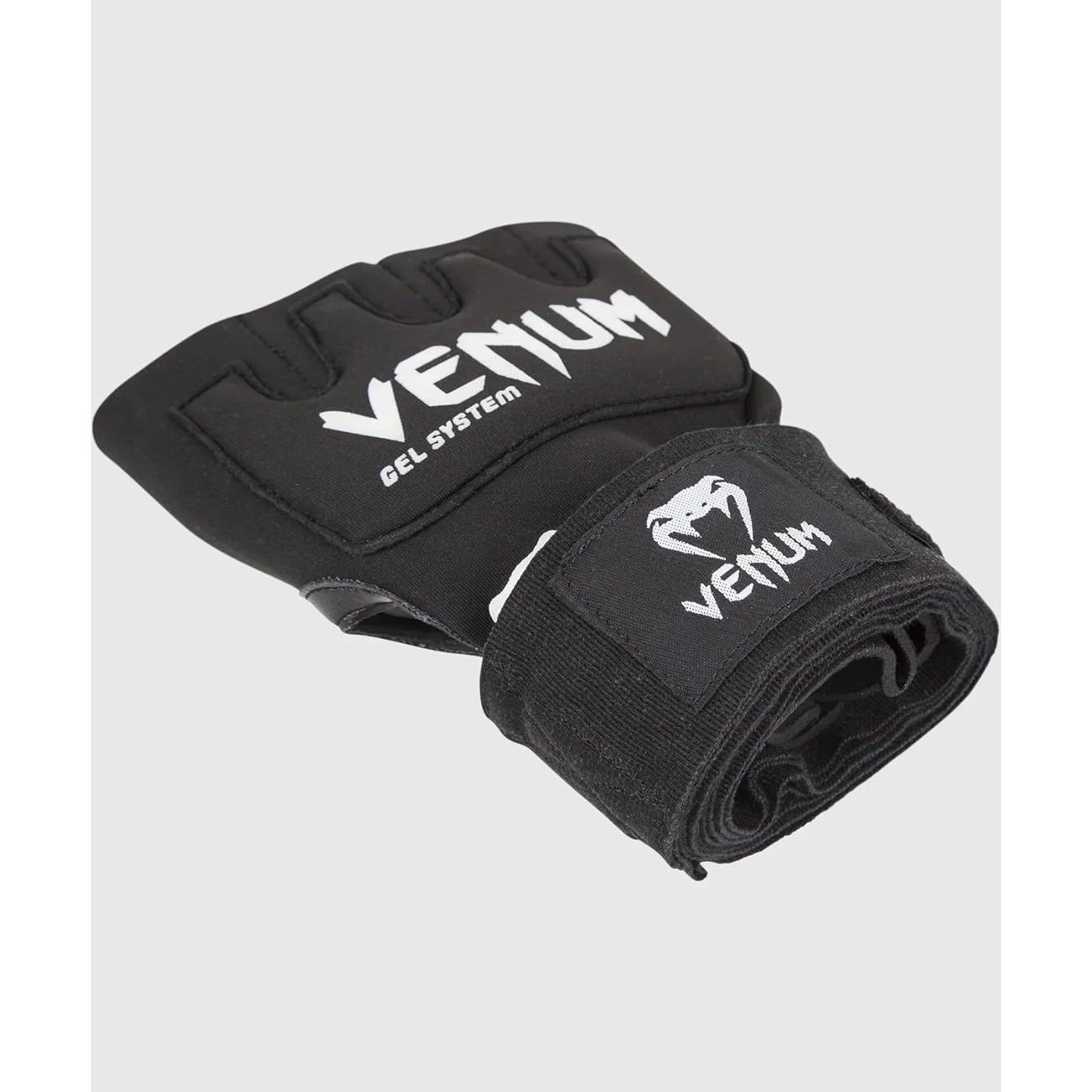 Vendajes de Guante Venum Kontact Gel Negro para MMA