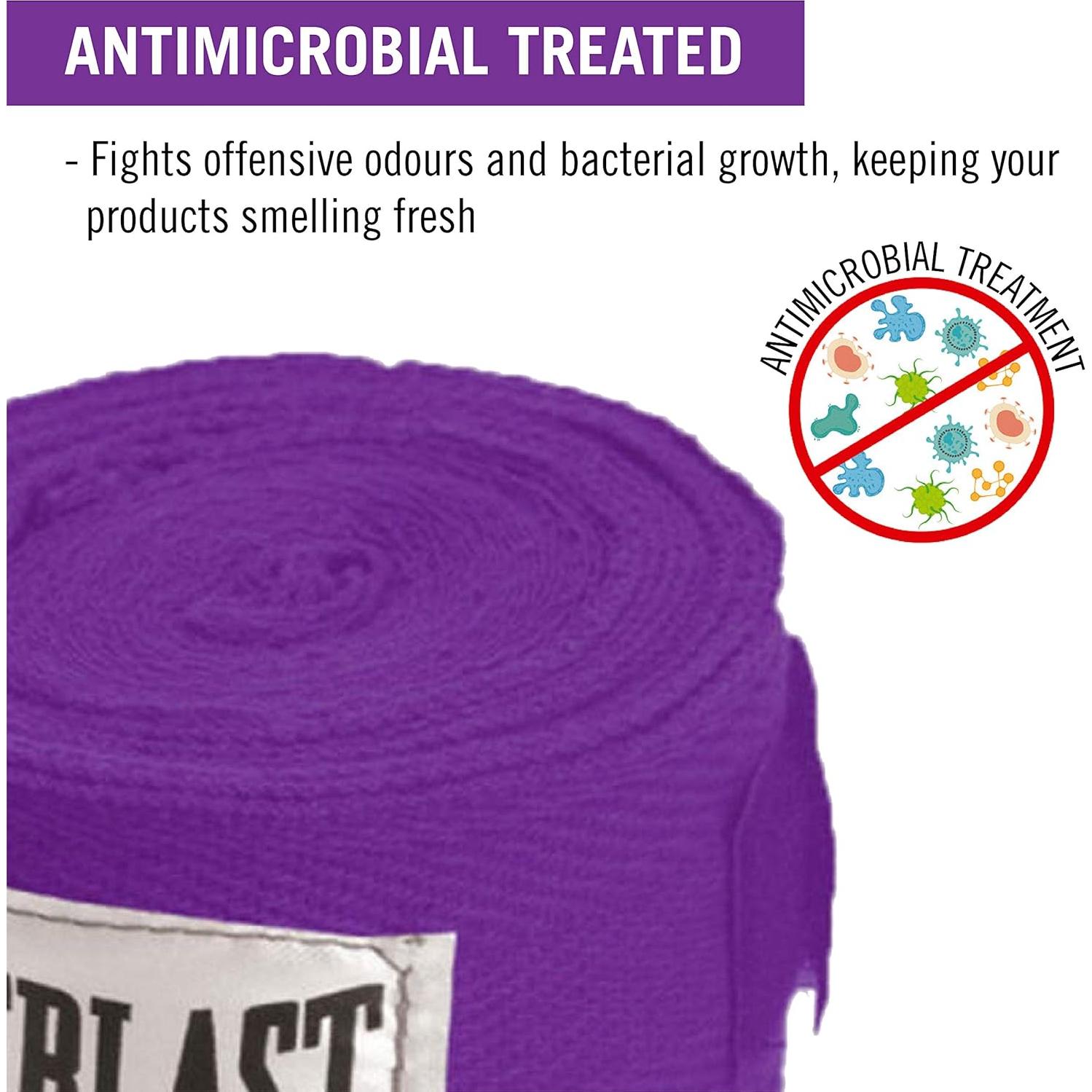 Envolturas de Mano Everlast 120" Púrpura para Boxeo