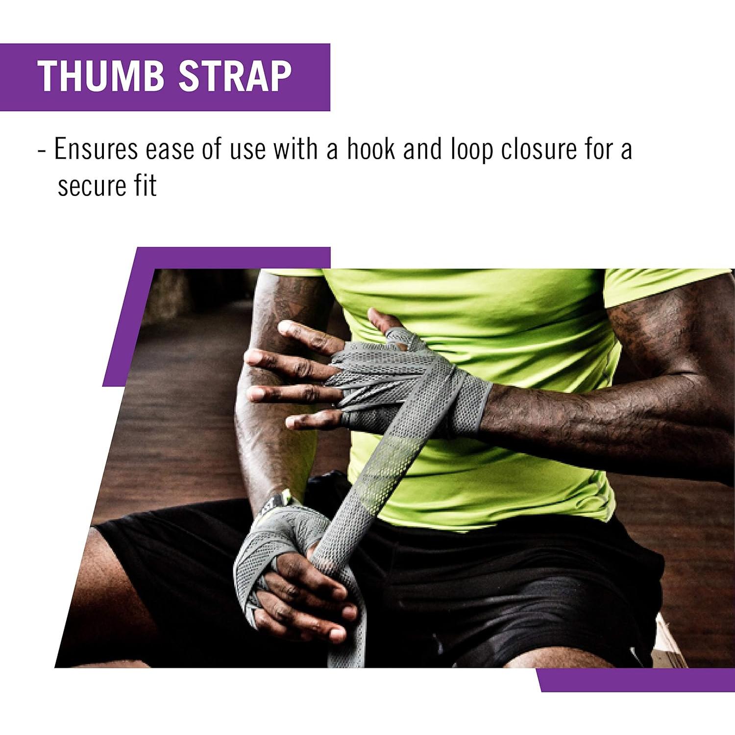 Envolturas de Mano Everlast 120" Púrpura para Boxeo