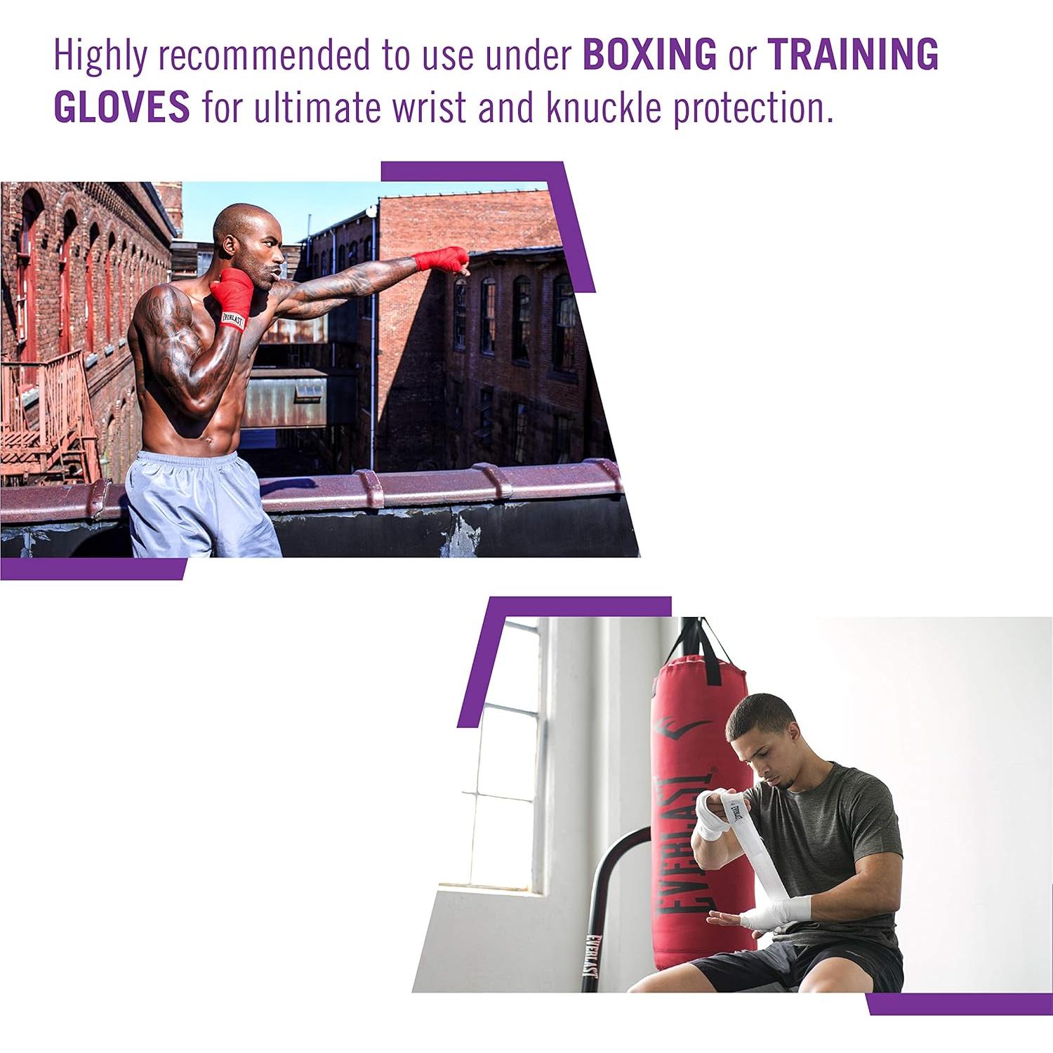 Envolturas de Mano Everlast 120" Púrpura para Boxeo