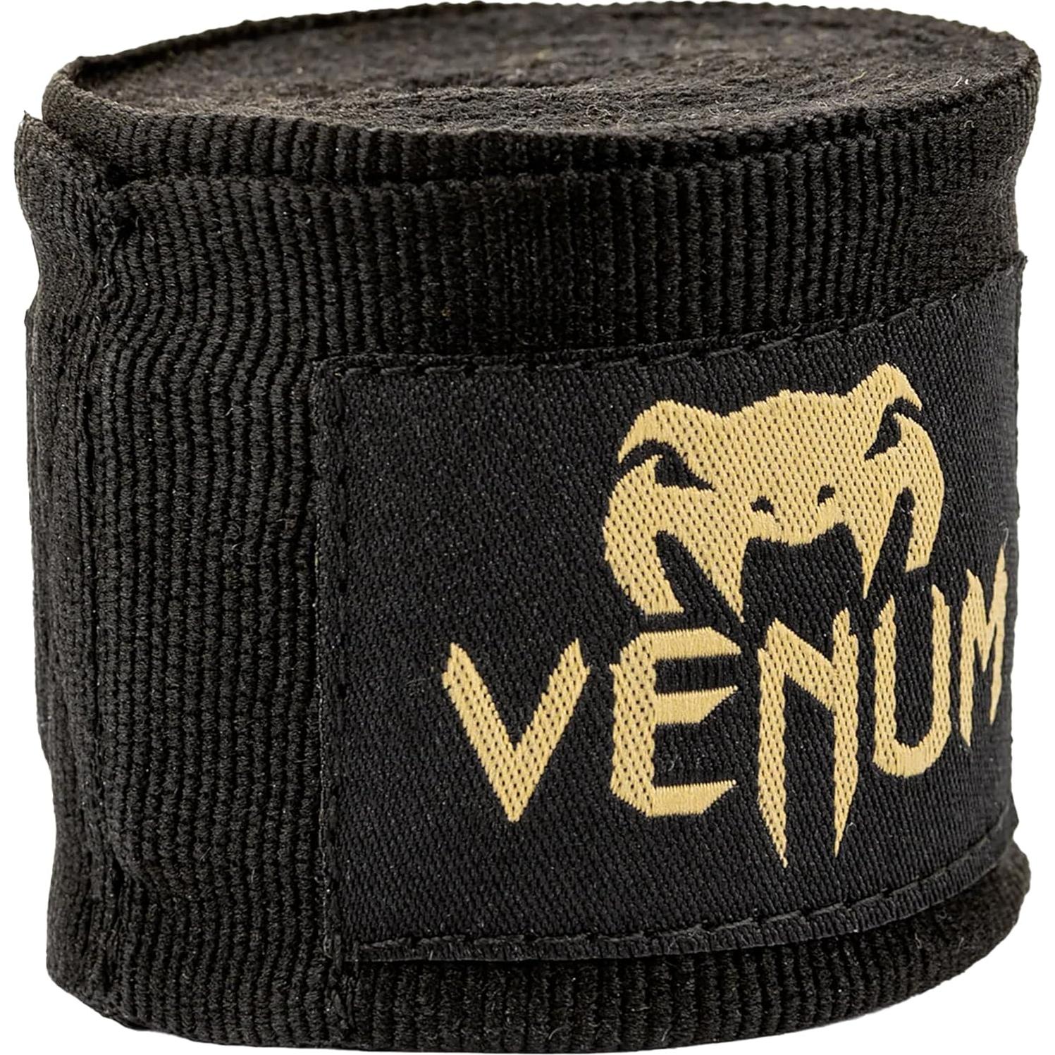 Vendas de Boxeo Venum Kontact 4m Negro/Dorado - Algodón