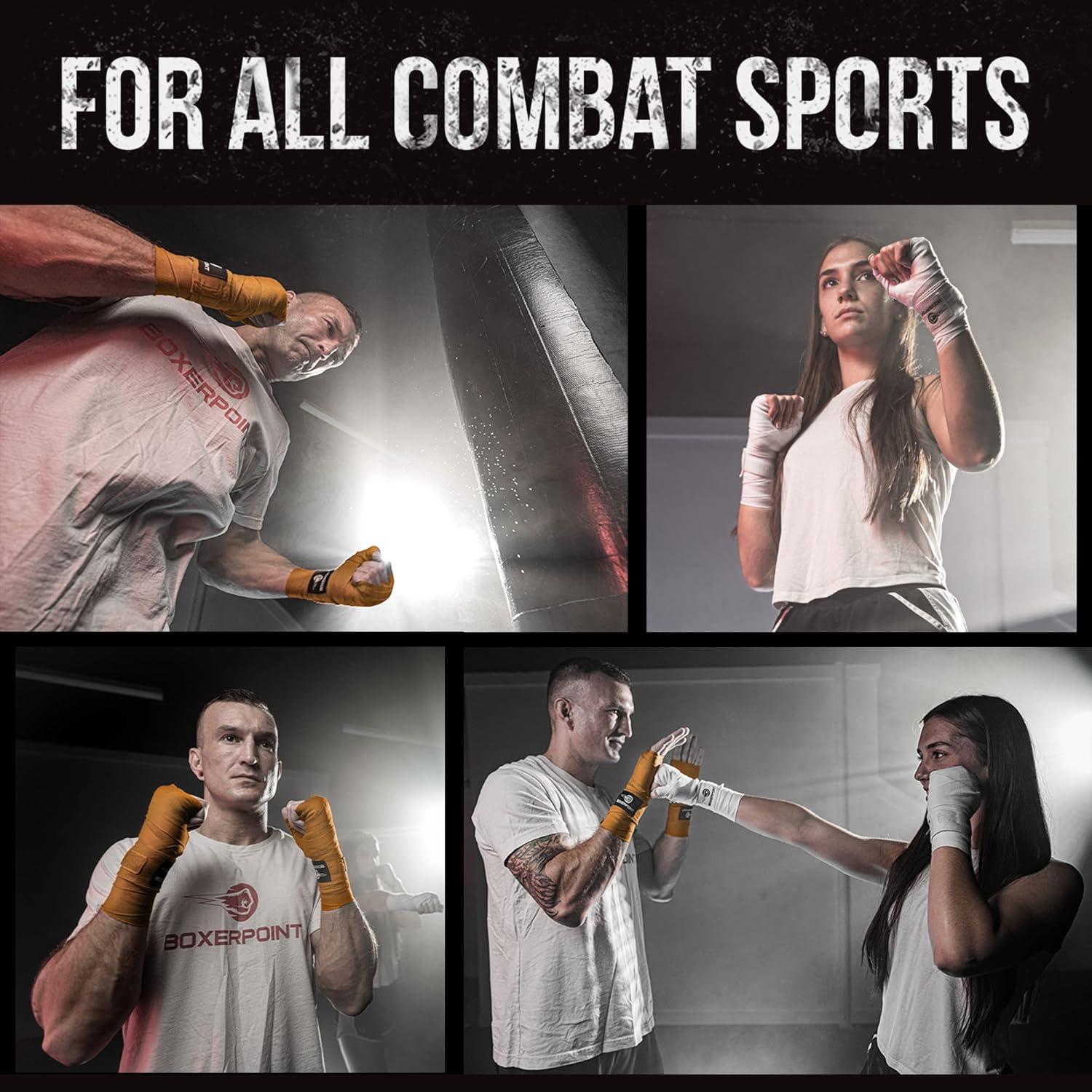 Envolturas de Boxeo BOXERPOINT 180" Unisex Naranja
