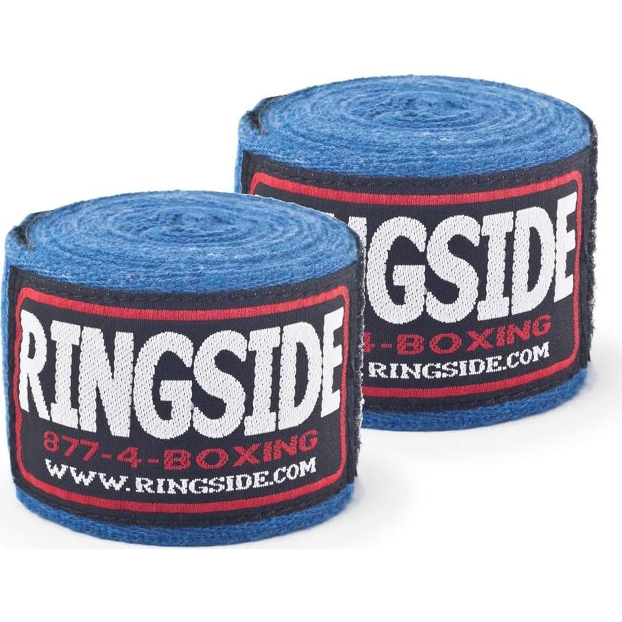 Vendas de Boxeo Ringside Junior Algodón 304.8 cm Negro