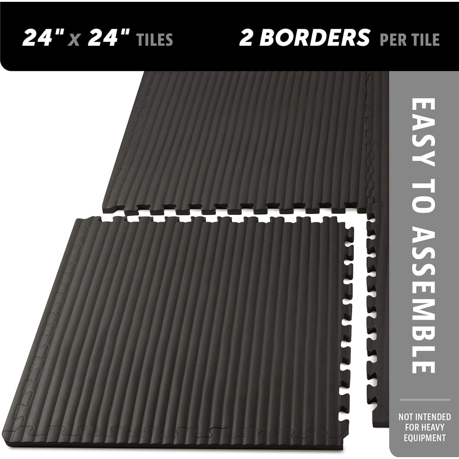 Tapete de Ejercicio EVA We Sell Mats 24"x24" 1" Grueso