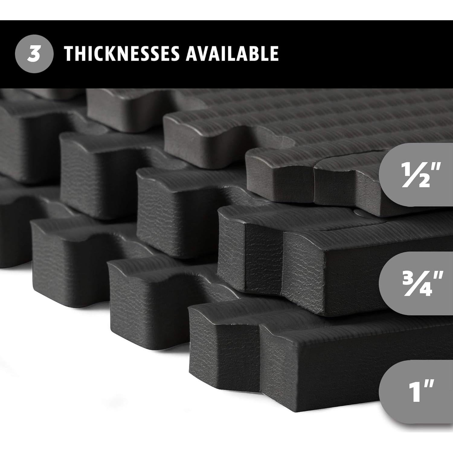 Tapete de Ejercicio EVA We Sell Mats 24"x24" 1" Grueso