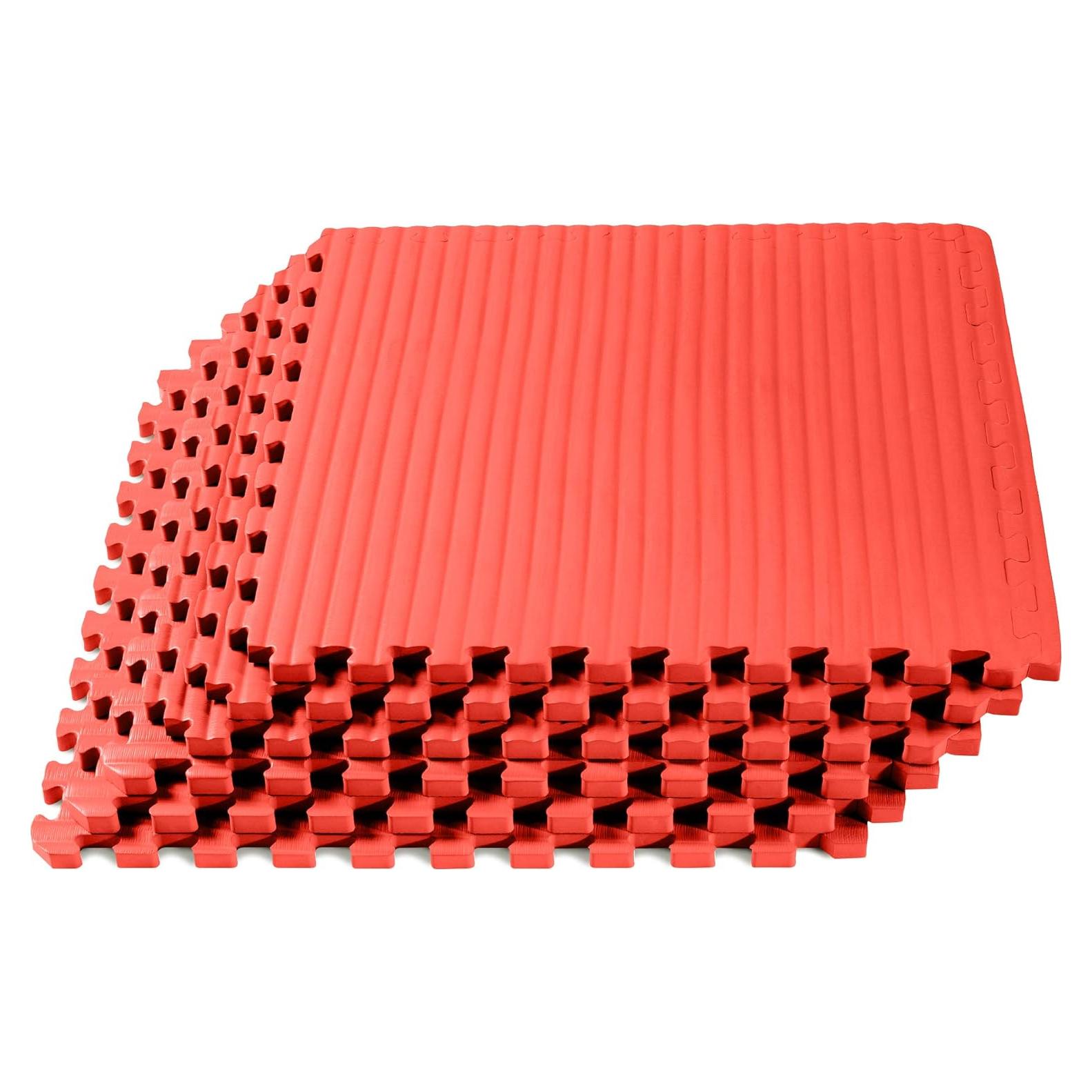Tapete de Ejercicio Vendemos Mats EVA 61x61cm Rojo 1.9cm