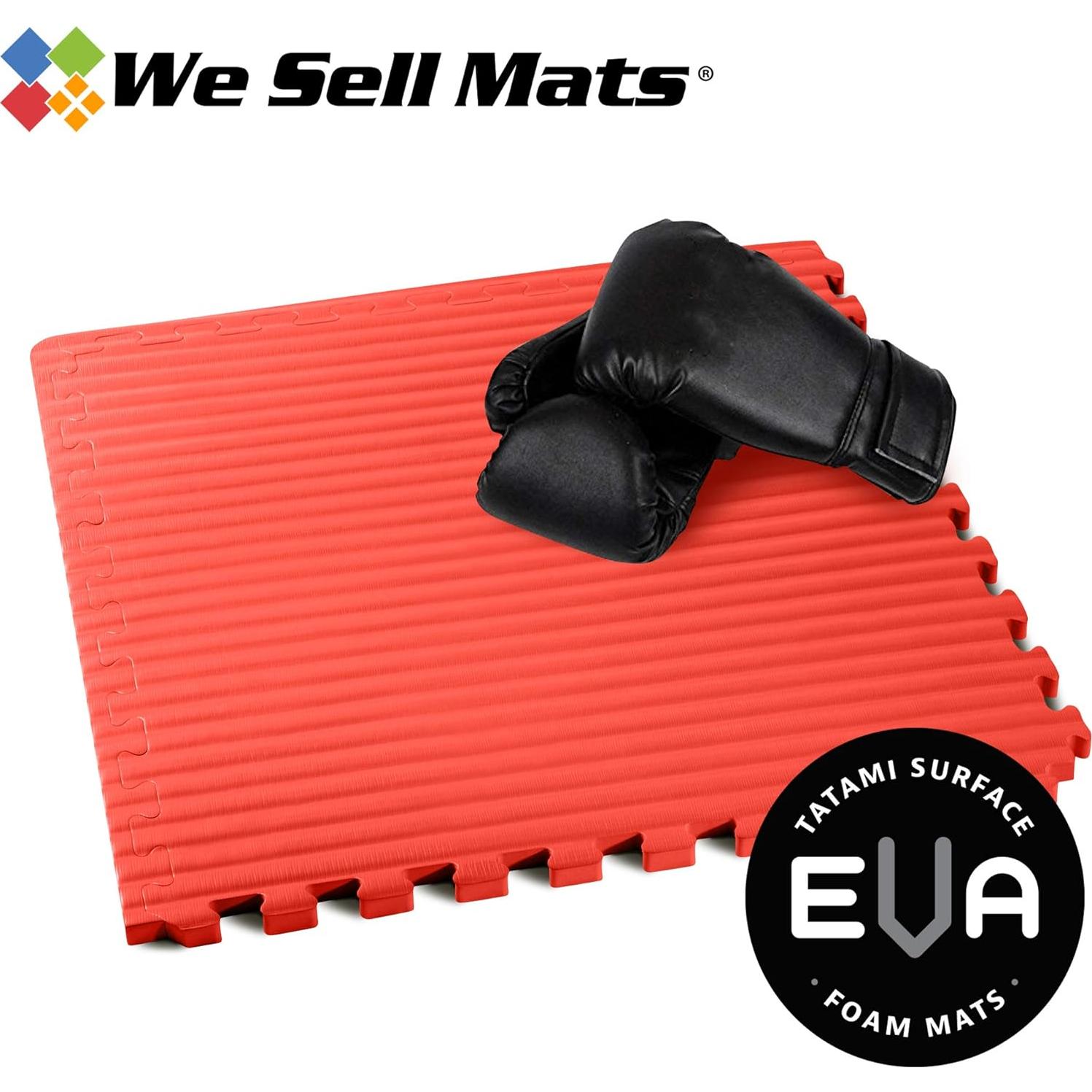 Tapete de Ejercicio Vendemos Mats EVA 61x61cm Rojo 1.9cm
