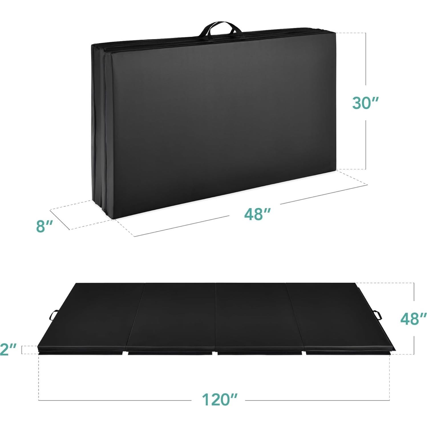 Almohadilla de Gimnasio Plegable 3.05x1.22m Mejor Opción Productos
