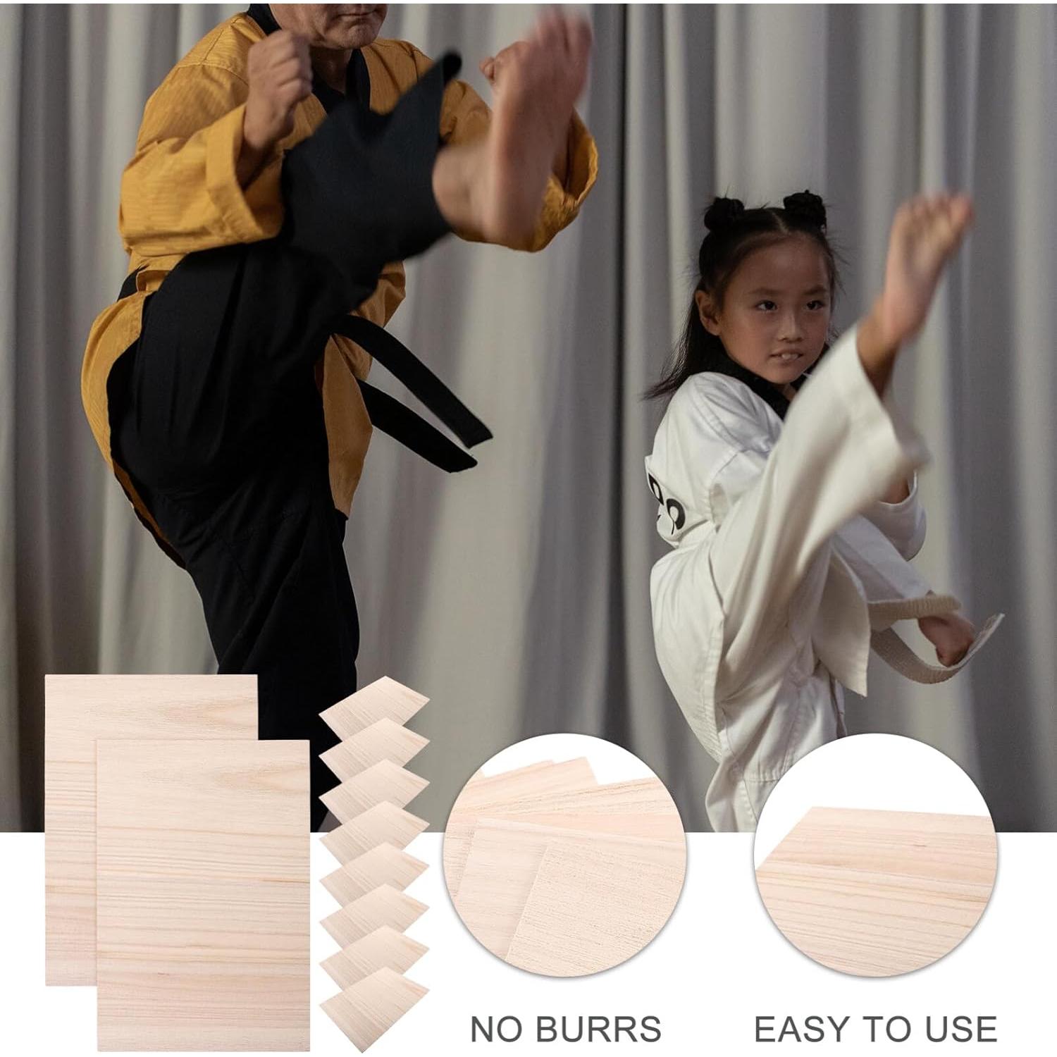 Tablero Rompible de Taekwondo Garneck 30.5x20.4cm Madera