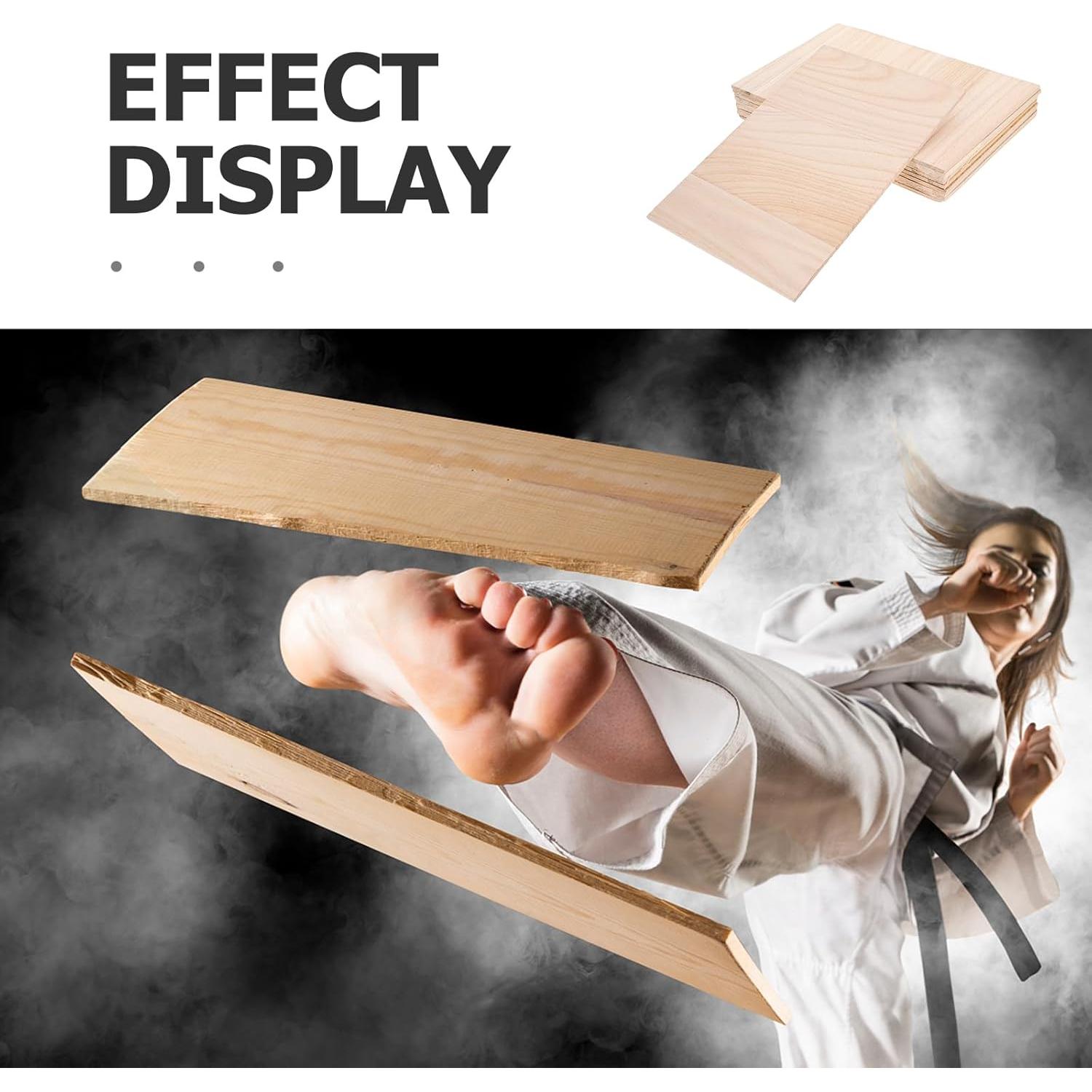 Tableros de Taekwondo Homoyoyo 10 Pcs Requebrajables Madera