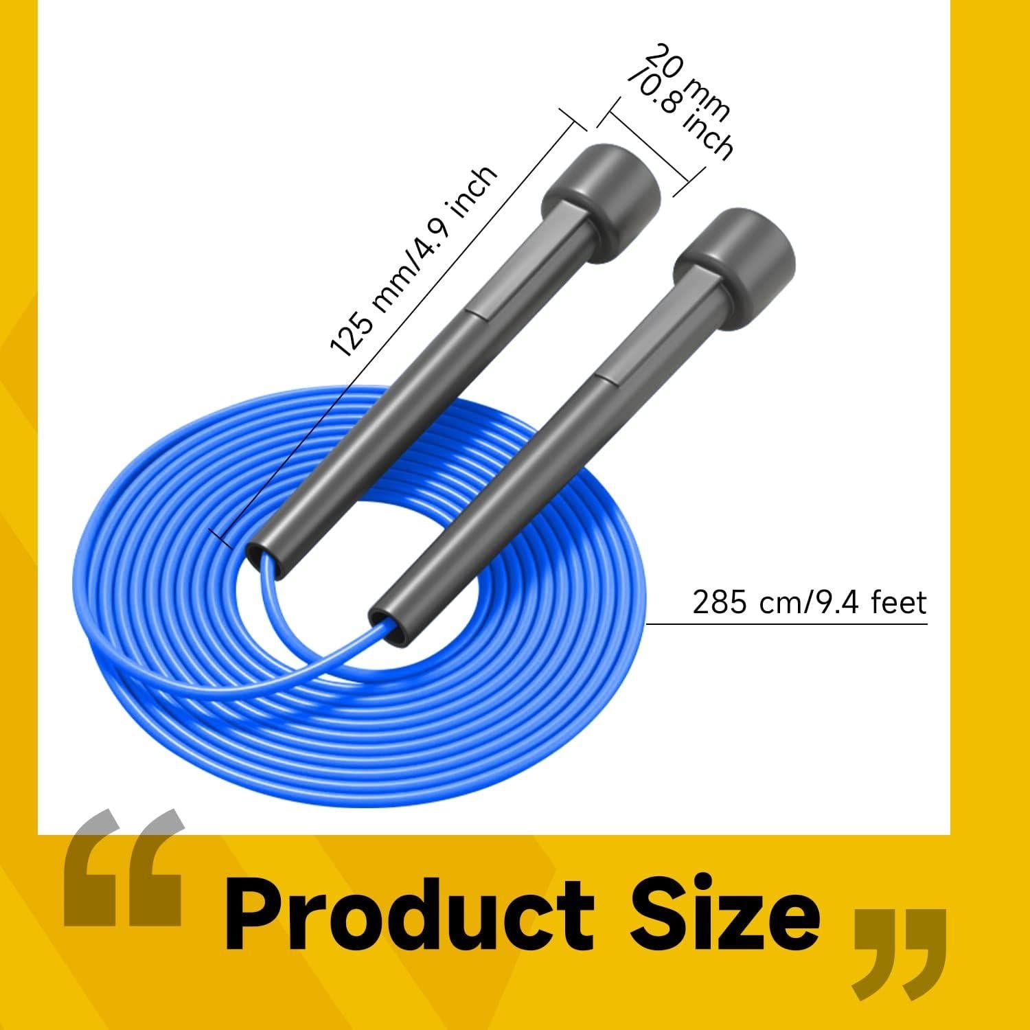 Cuerdas de Saltar Ajustables AIO EYEUY - Paquete de 10 Unidades