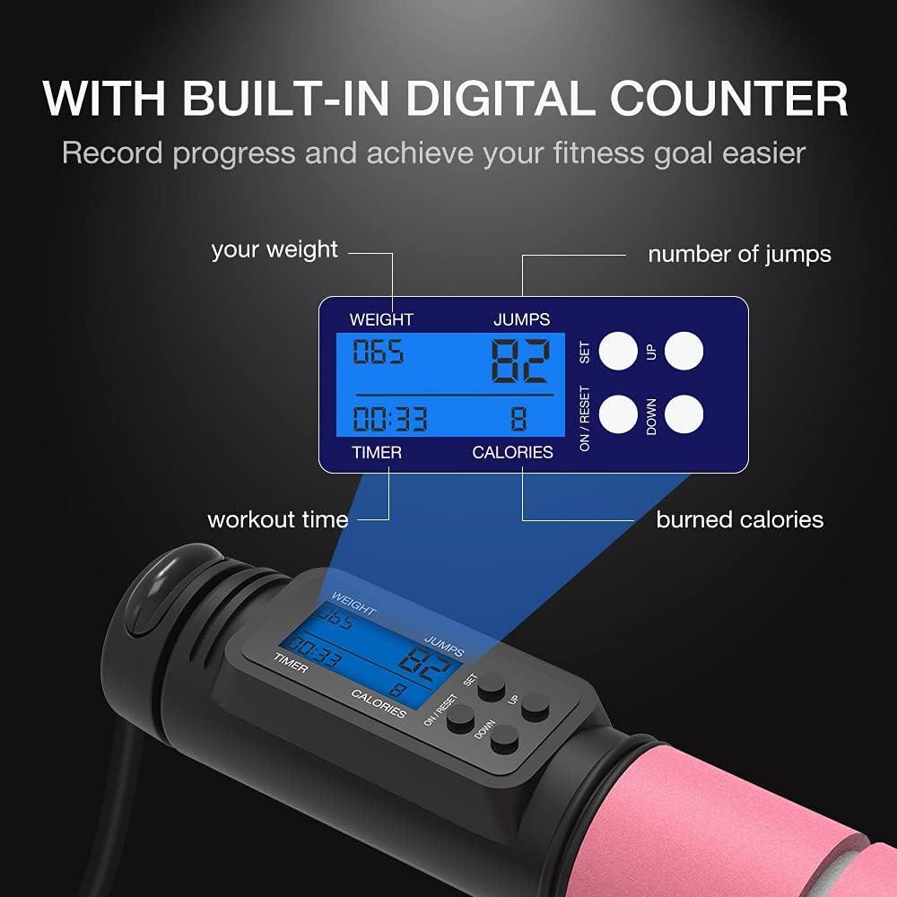 Cuerda de Saltar H HANDIO con Contador Digital Ajustable 280cm